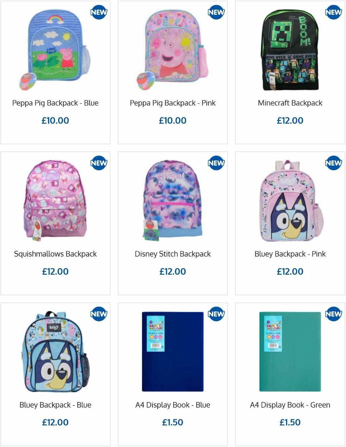 B&M Back to School Offers from 13 August