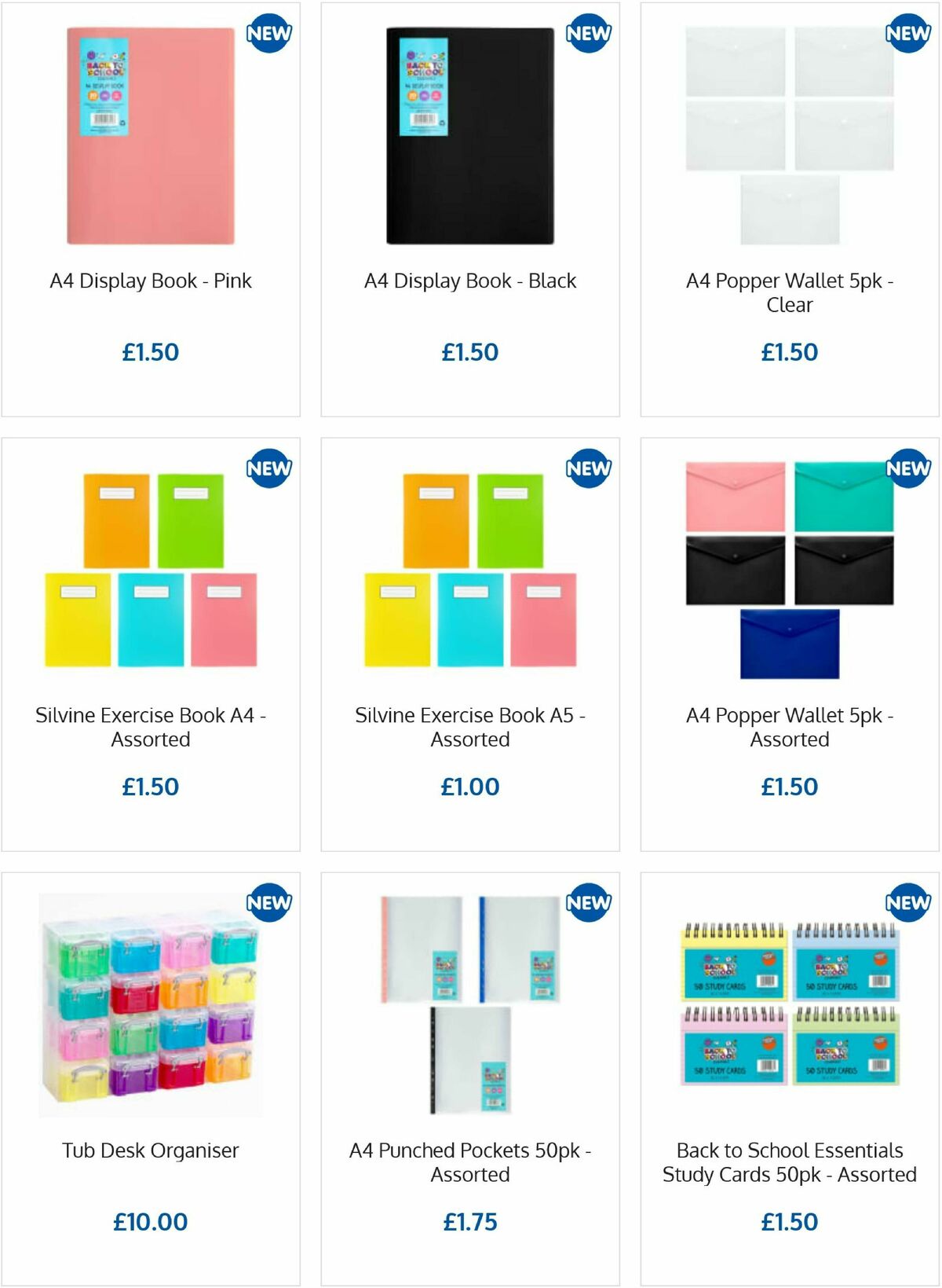 B&M Back to School Offers from 13 August