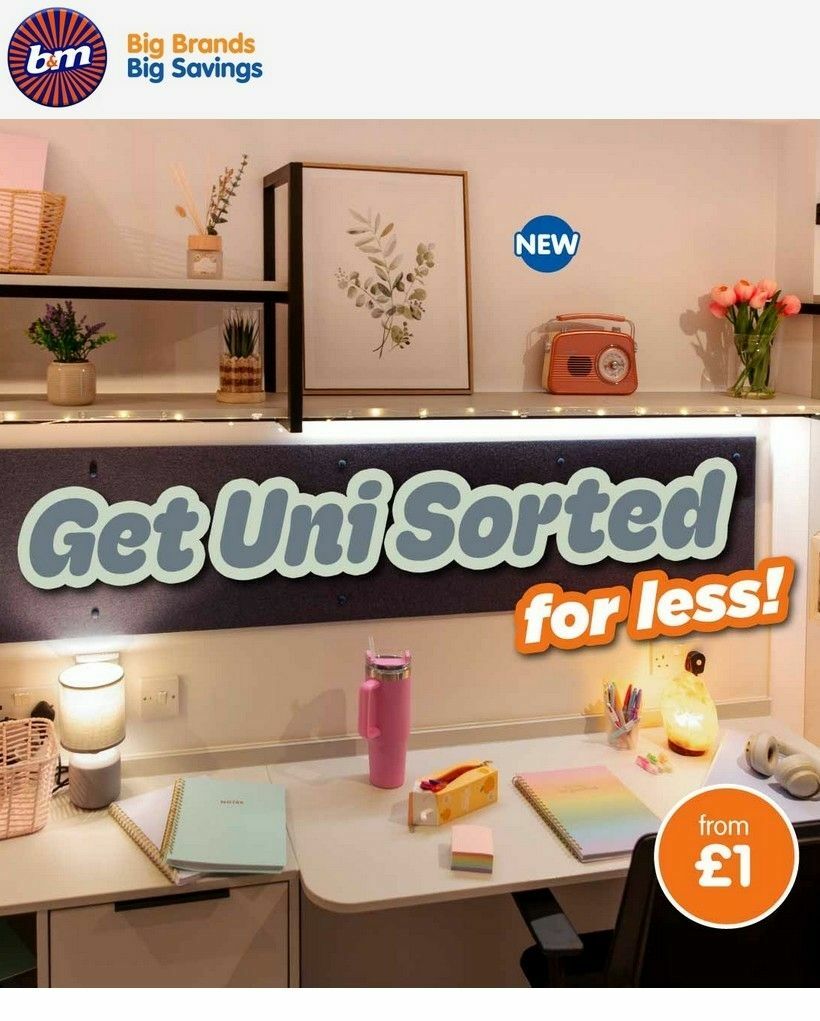 B&M Offers from 3 September