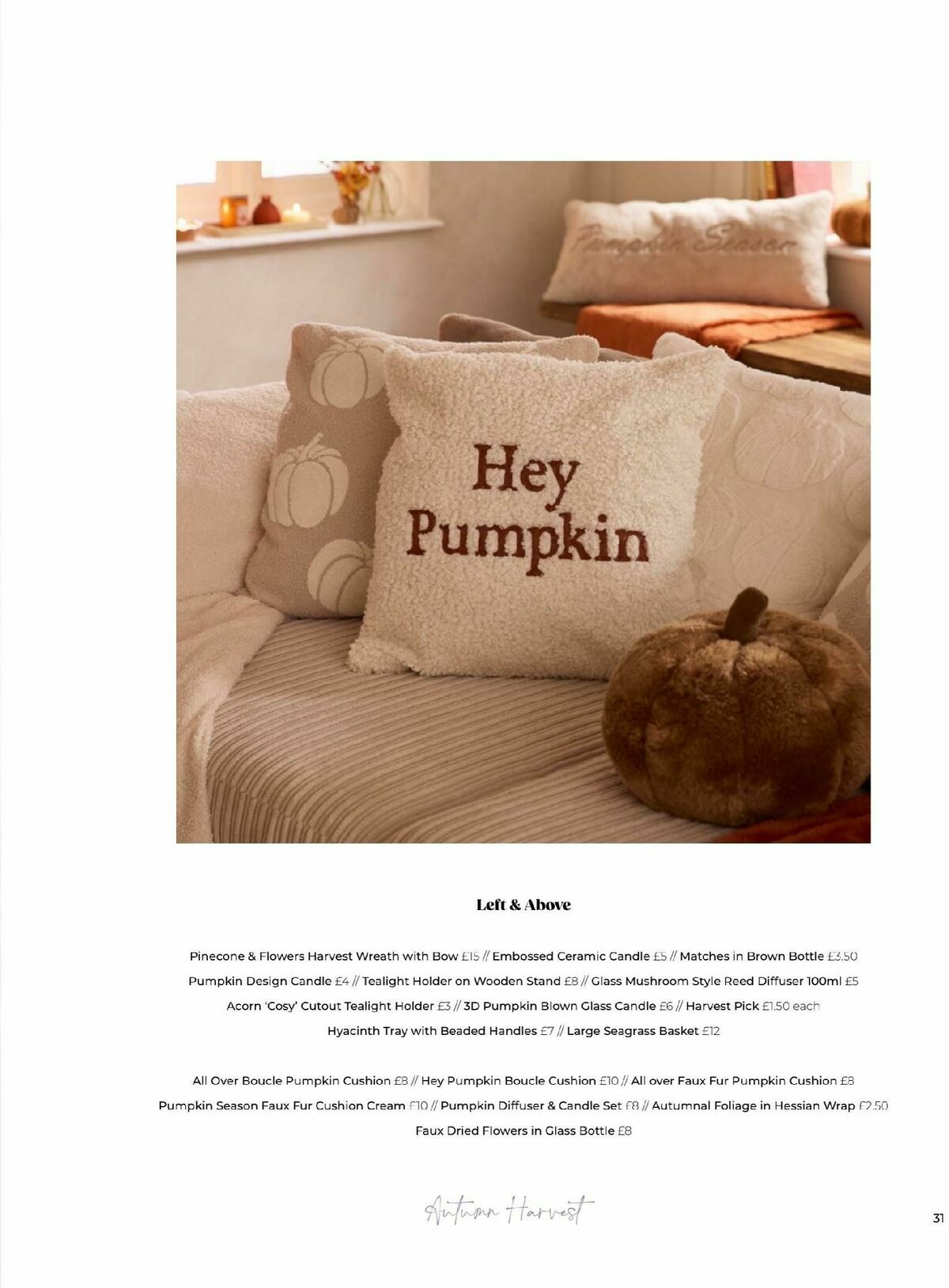 B&M Home Autumn/Winter Offers from 24 September