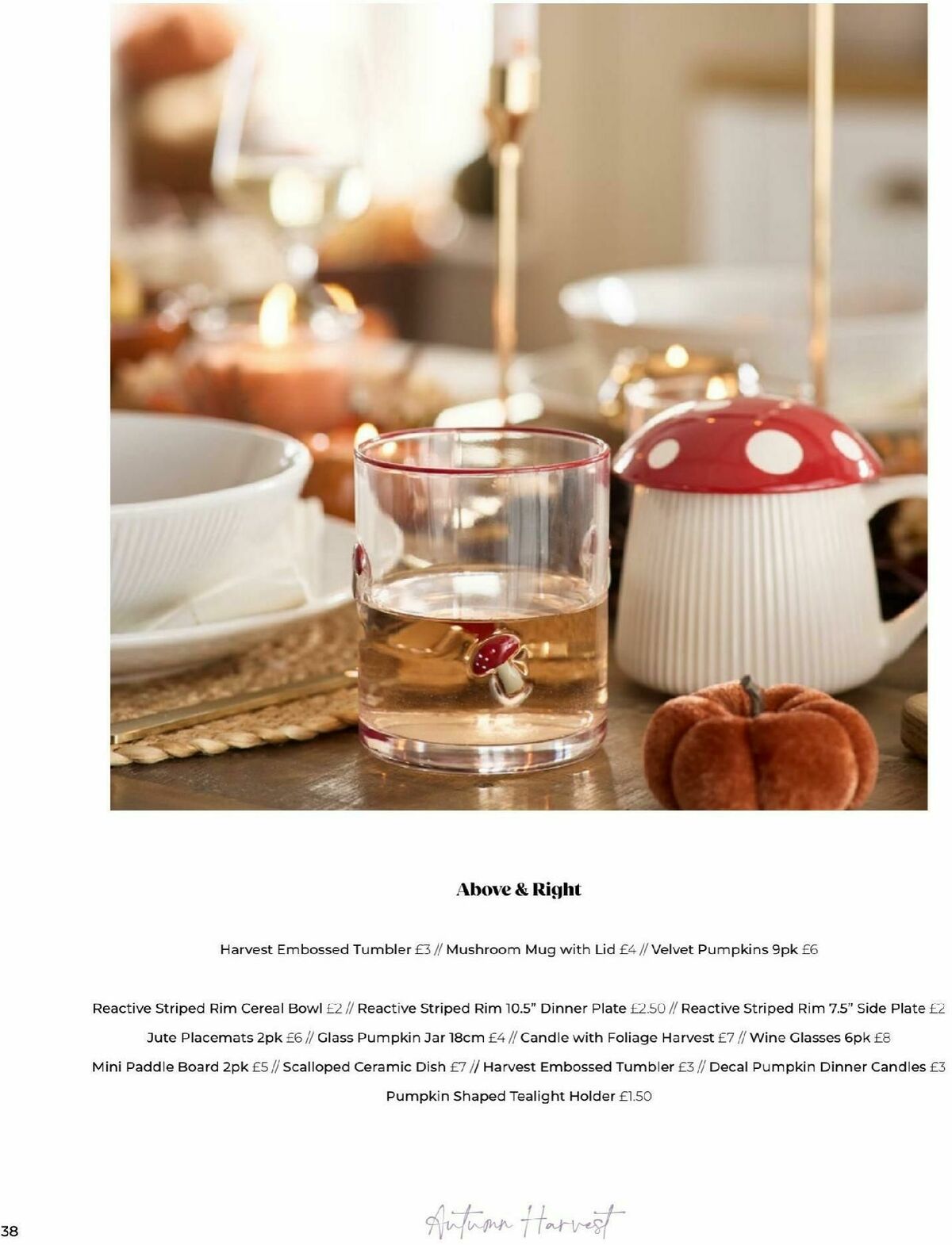 B&M Home Autumn/Winter Offers from 24 September