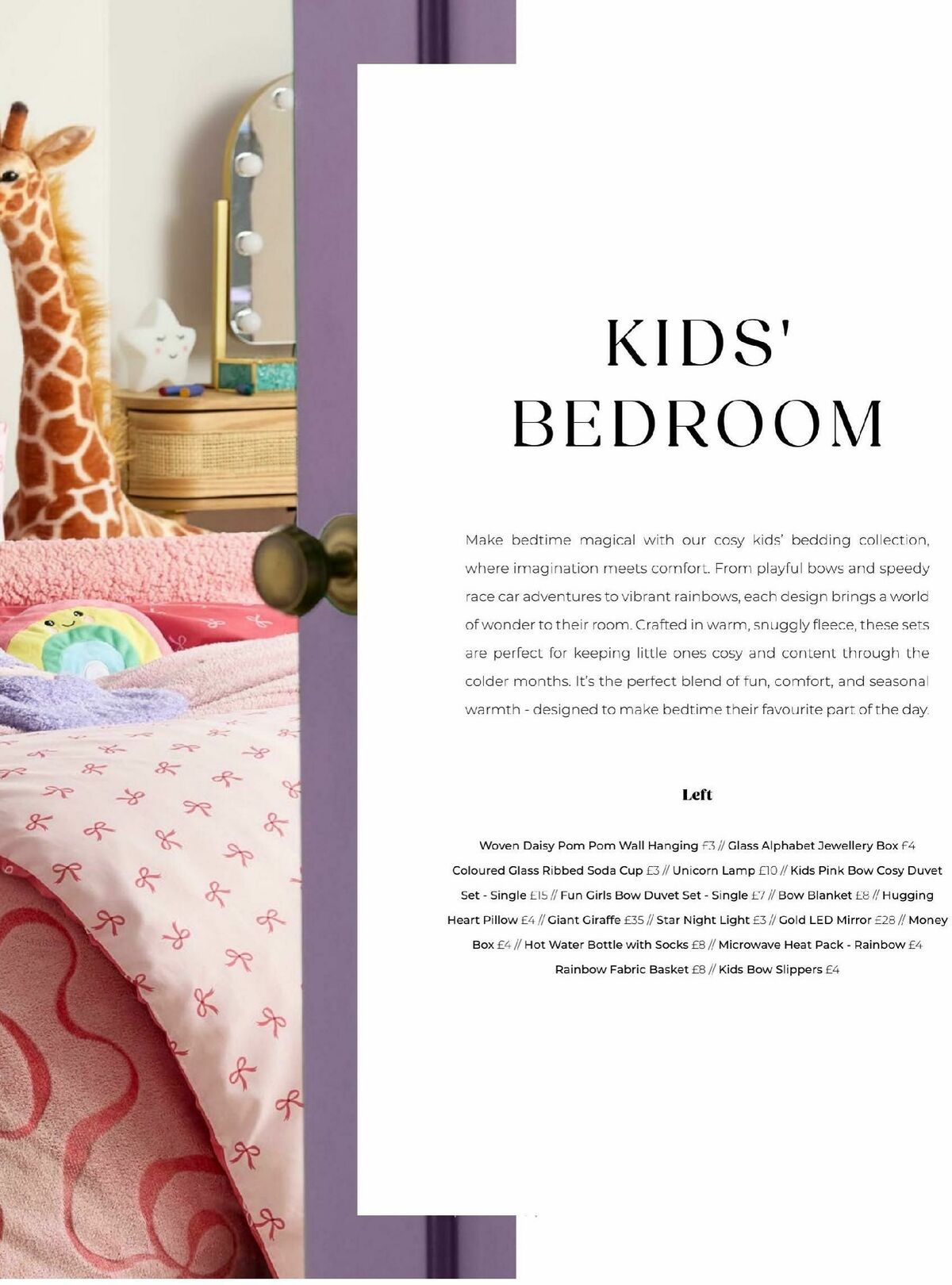 B&M Home Autumn/Winter Offers from 24 September