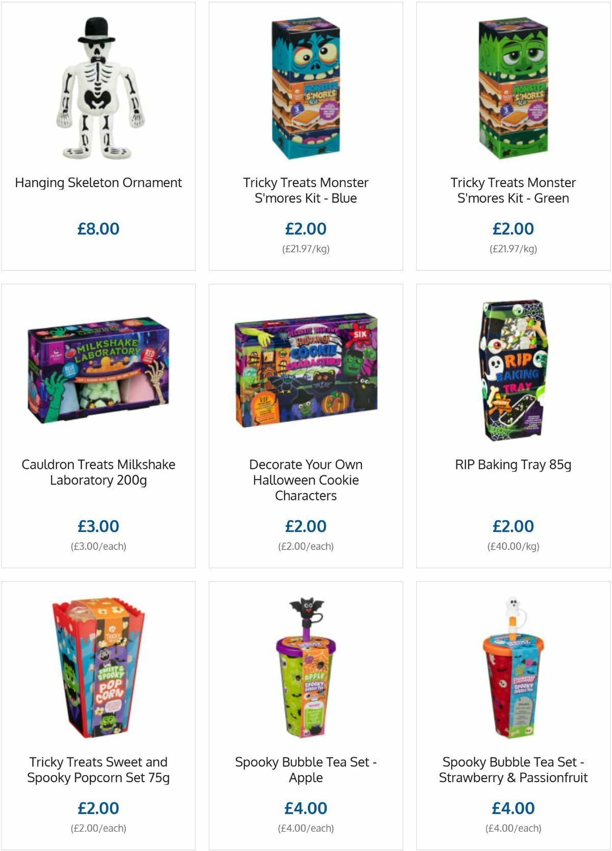 B&M Halloween Offers from 24 September