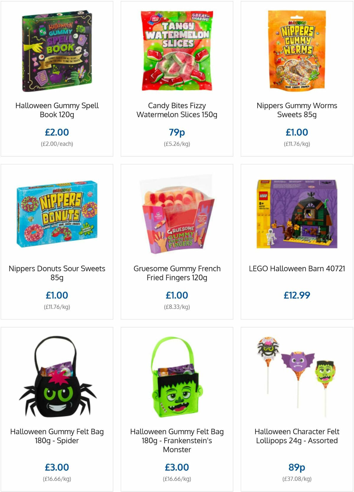 B&M Halloween Offers from 24 September