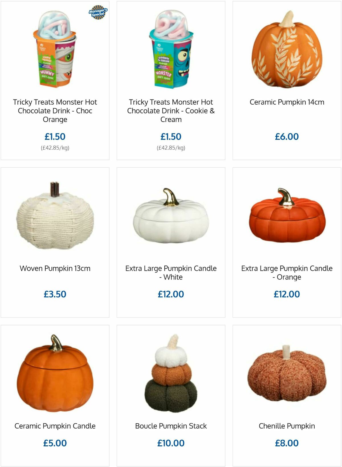 B&M Halloween Offers from 24 September