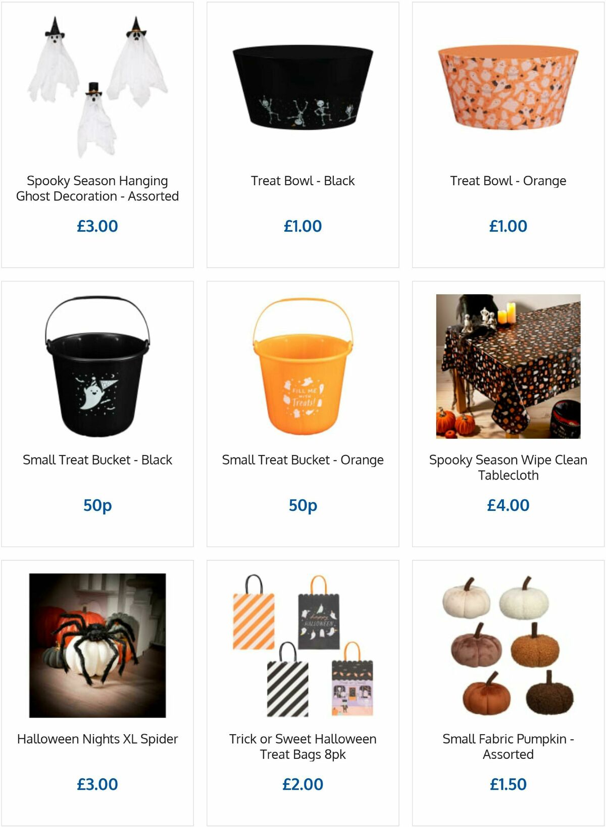 B&M Halloween Offers from 24 September