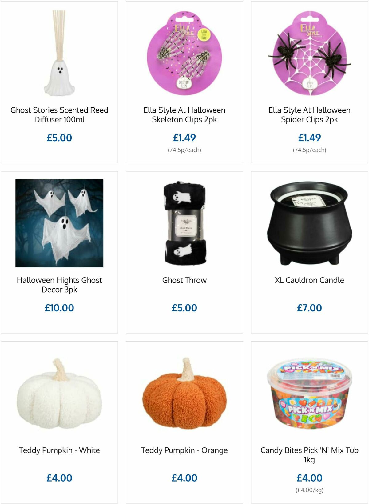B&M Halloween Offers from 24 September
