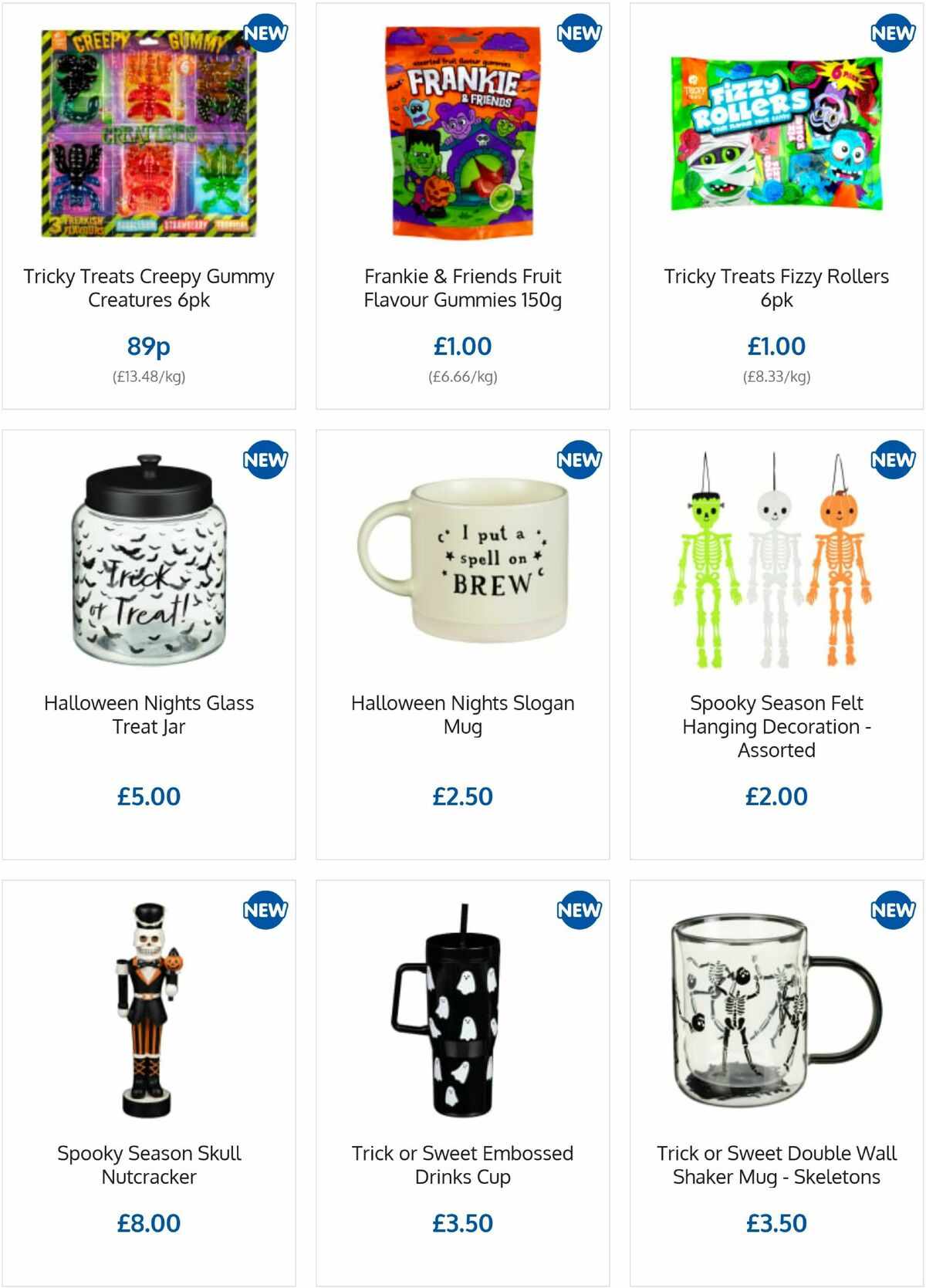B&M Halloween Offers from 24 September