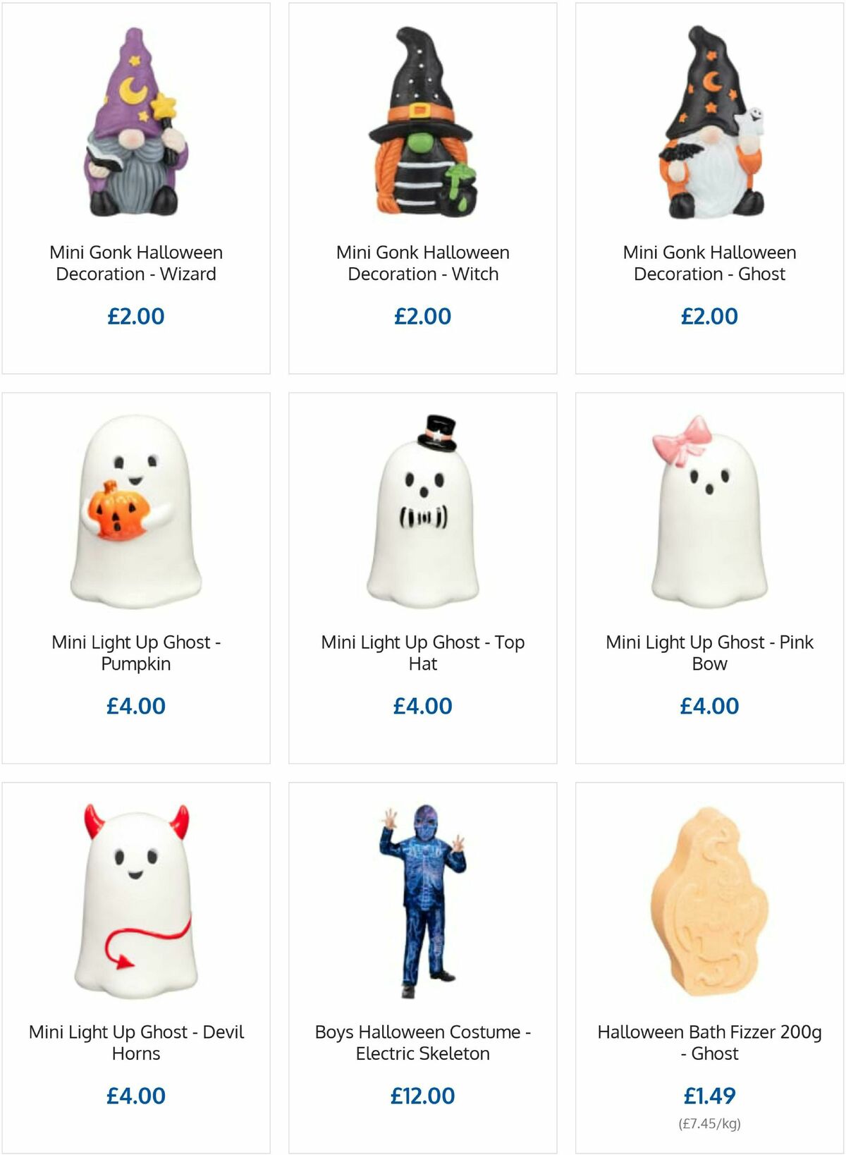 B&M Halloween Offers from 24 September