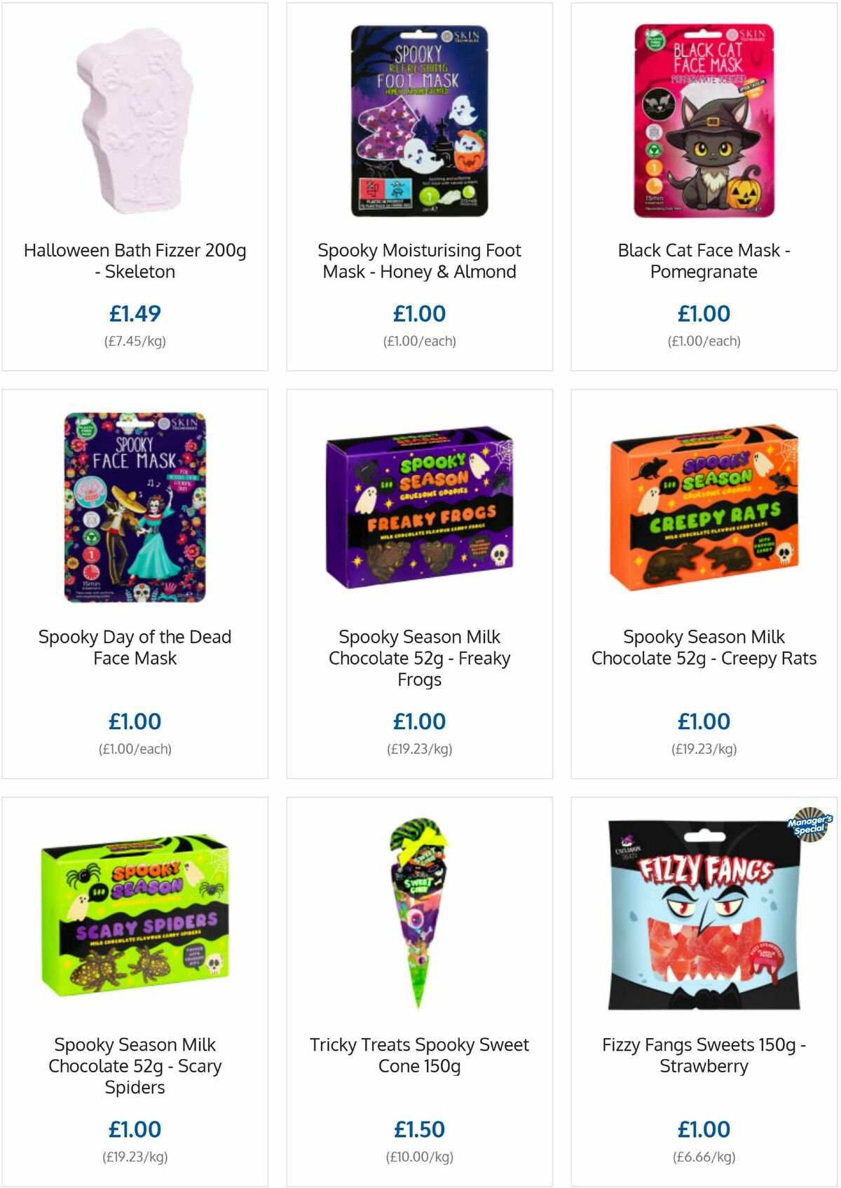 B&M Halloween Offers from 24 September