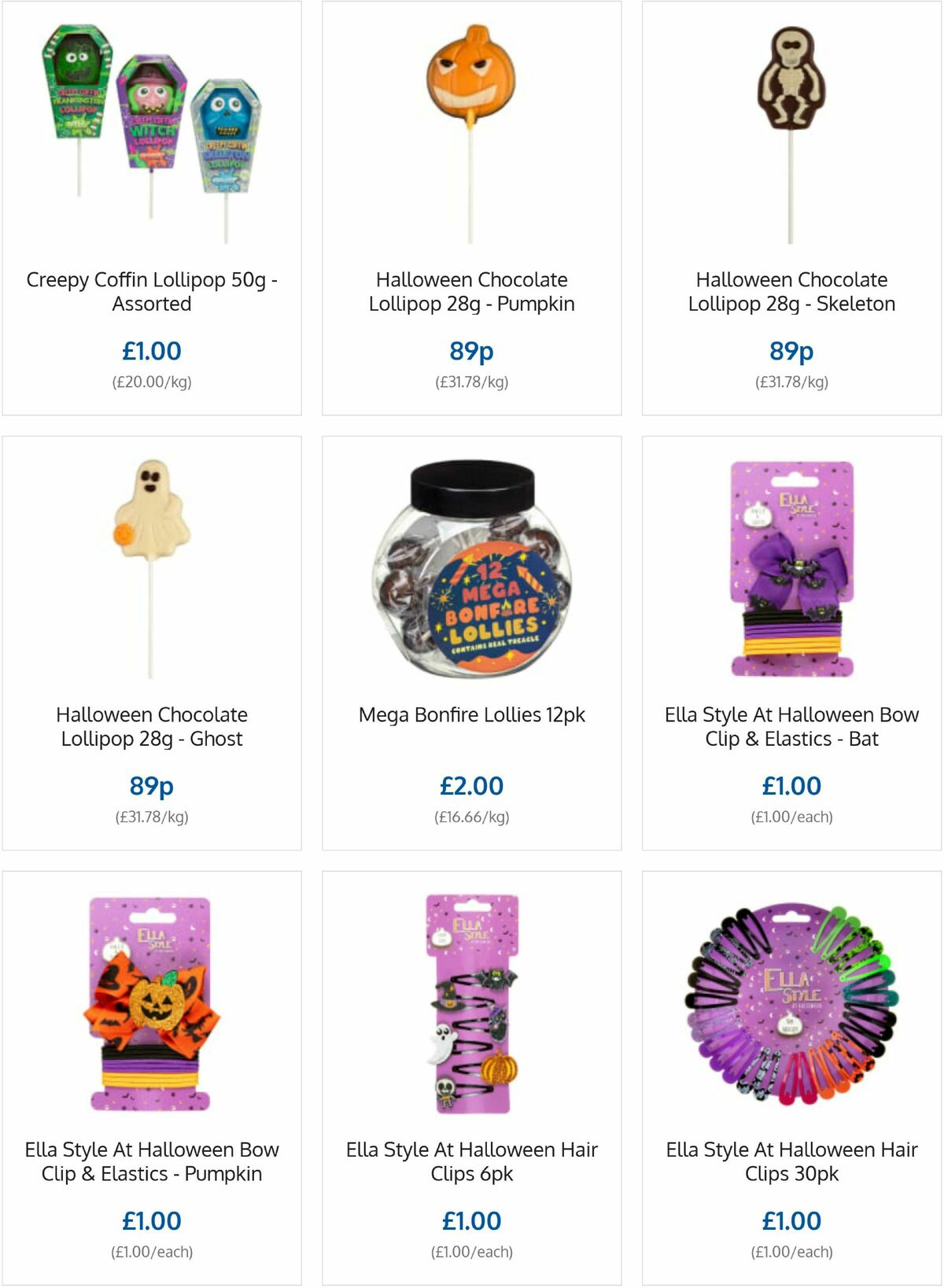 B&M Halloween Offers from 24 September