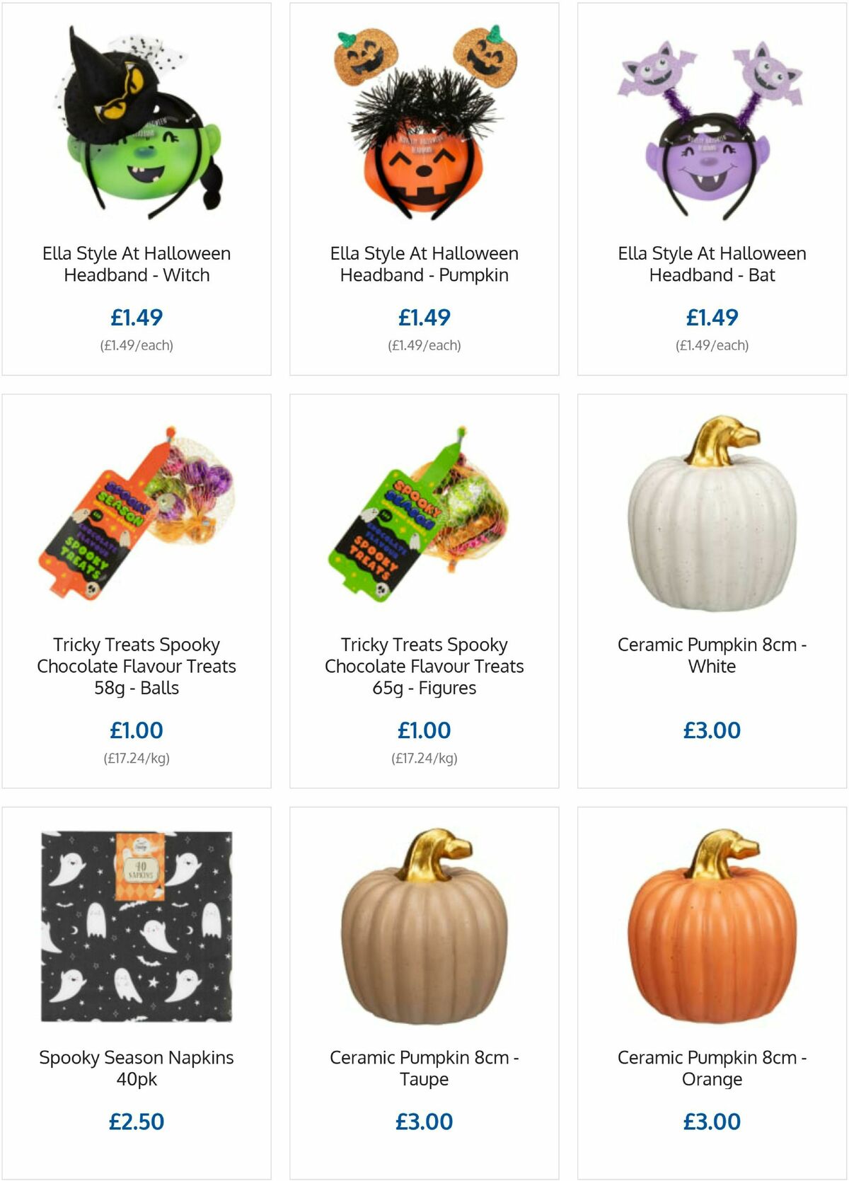 B&M Halloween Offers from 24 September