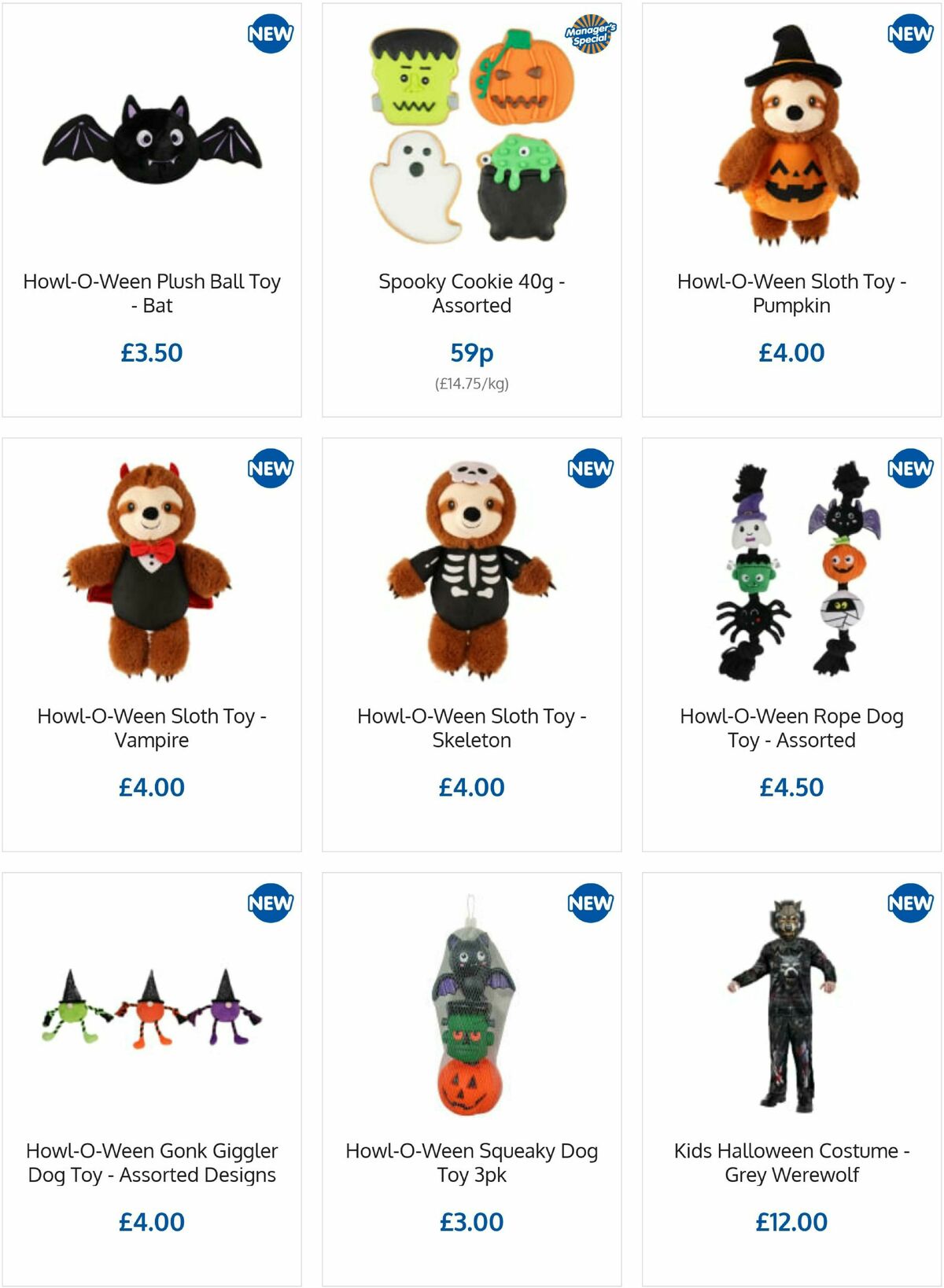 B&M Halloween Offers from 24 September
