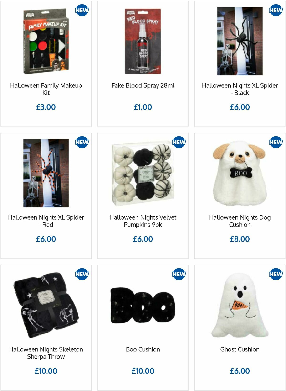 B&M Halloween Offers from 24 September