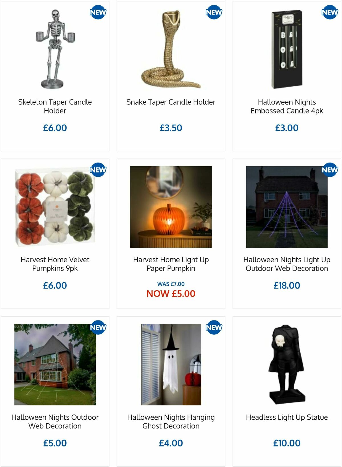B&M Halloween Offers from 24 September