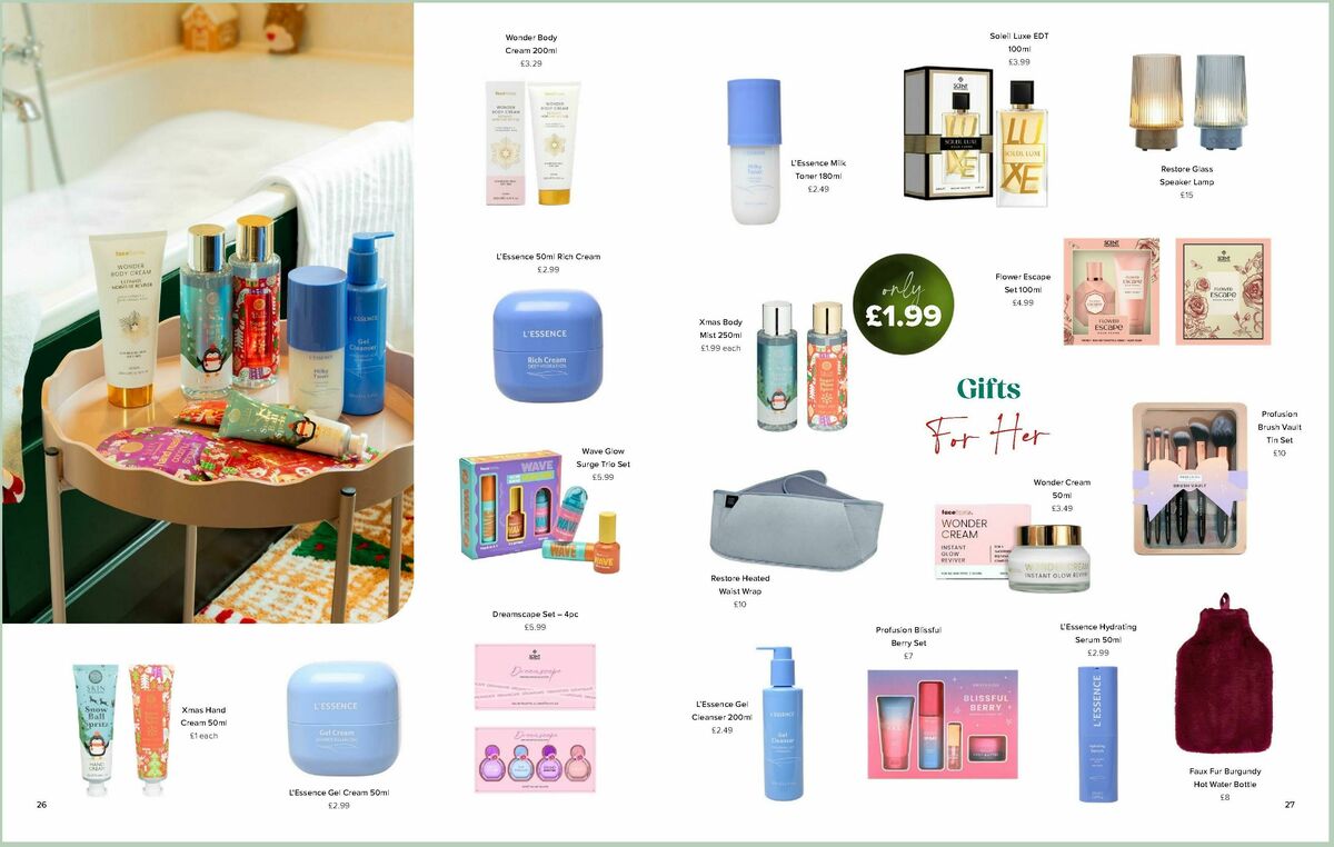 B&M Christmas Gift Guide Offers from 24 October