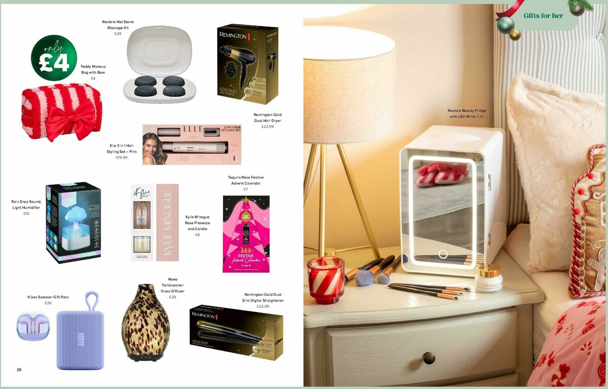 B&M Christmas Gift Guide Offers from 24 October