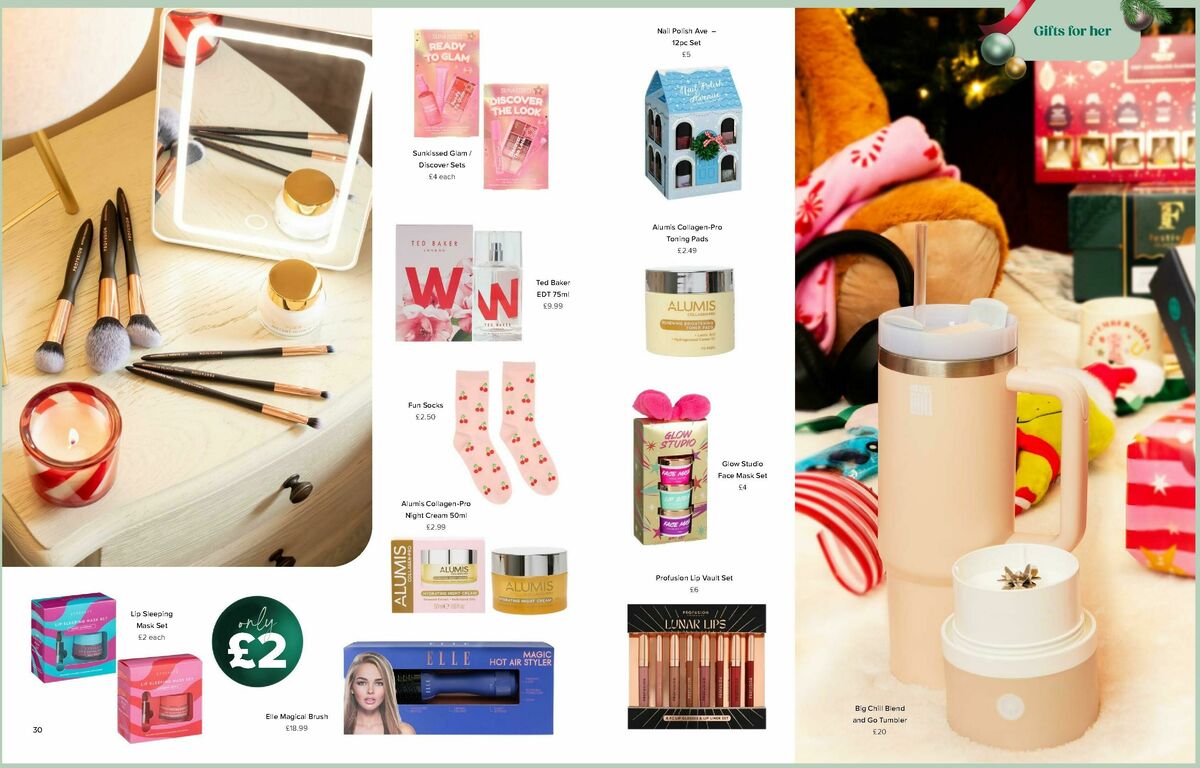 B&M Christmas Gift Guide Offers from 24 October