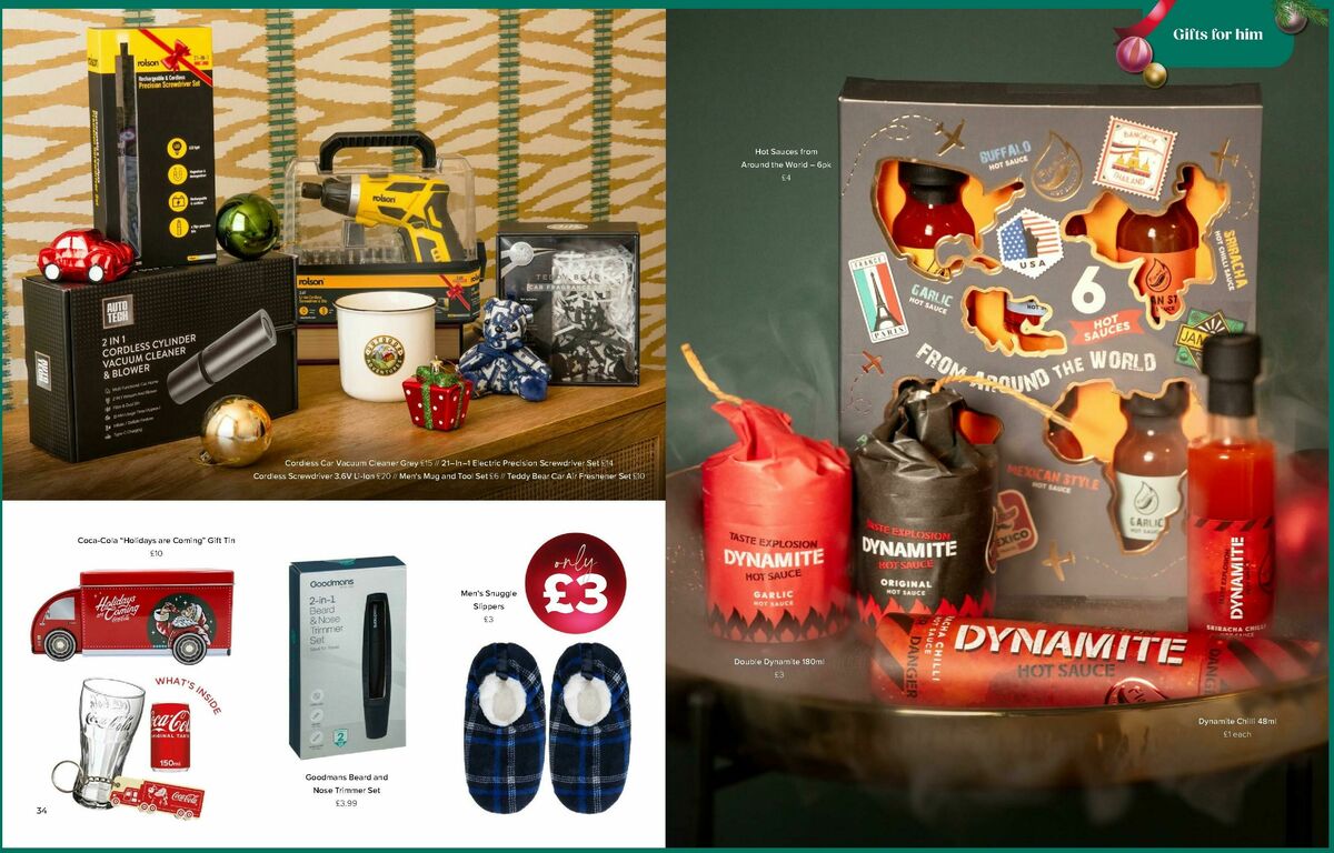 B&M Christmas Gift Guide Offers from 24 October