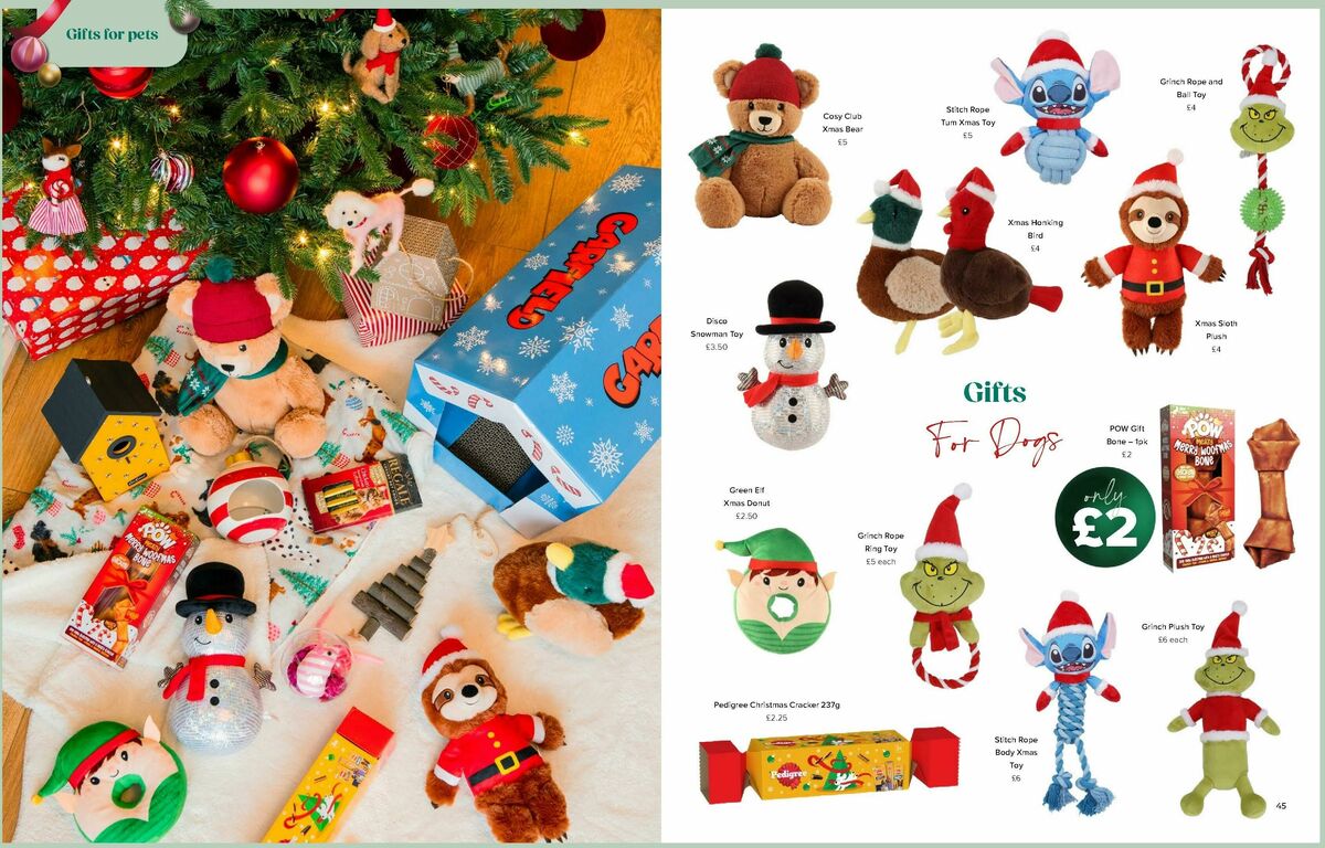 B&M Christmas Gift Guide Offers from 24 October