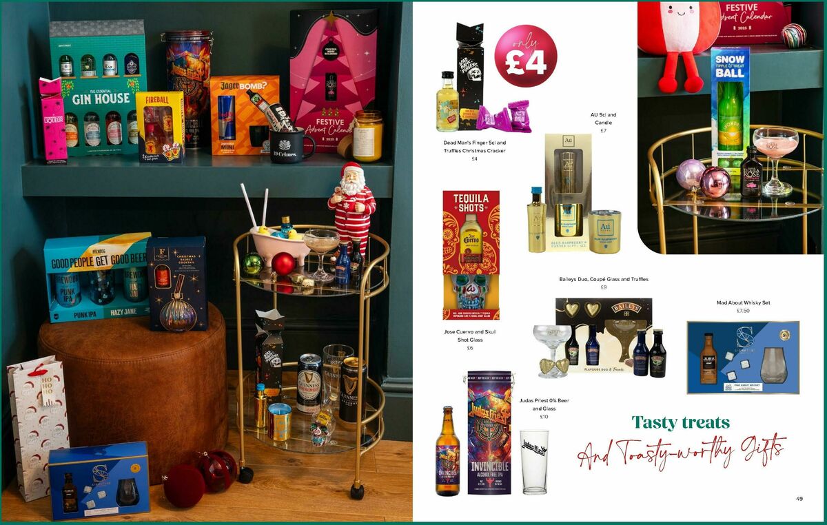 B&M Christmas Gift Guide Offers from 24 October