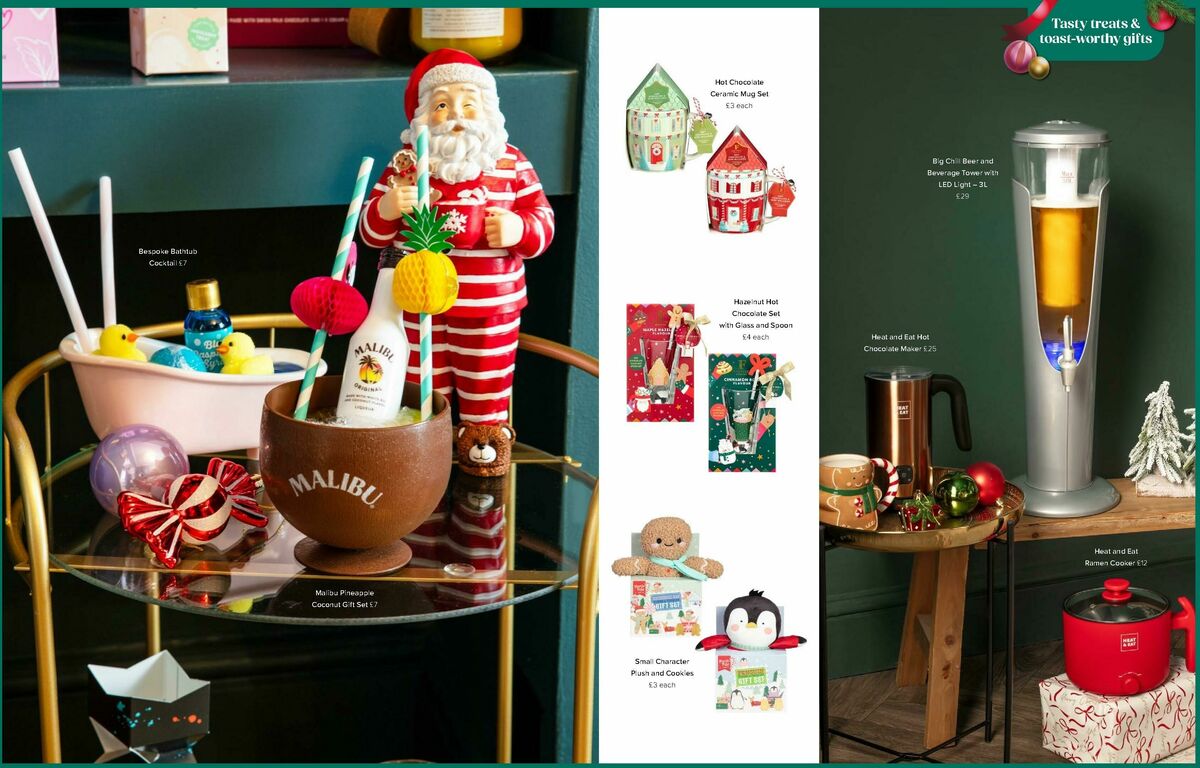 B&M Christmas Gift Guide Offers from 24 October