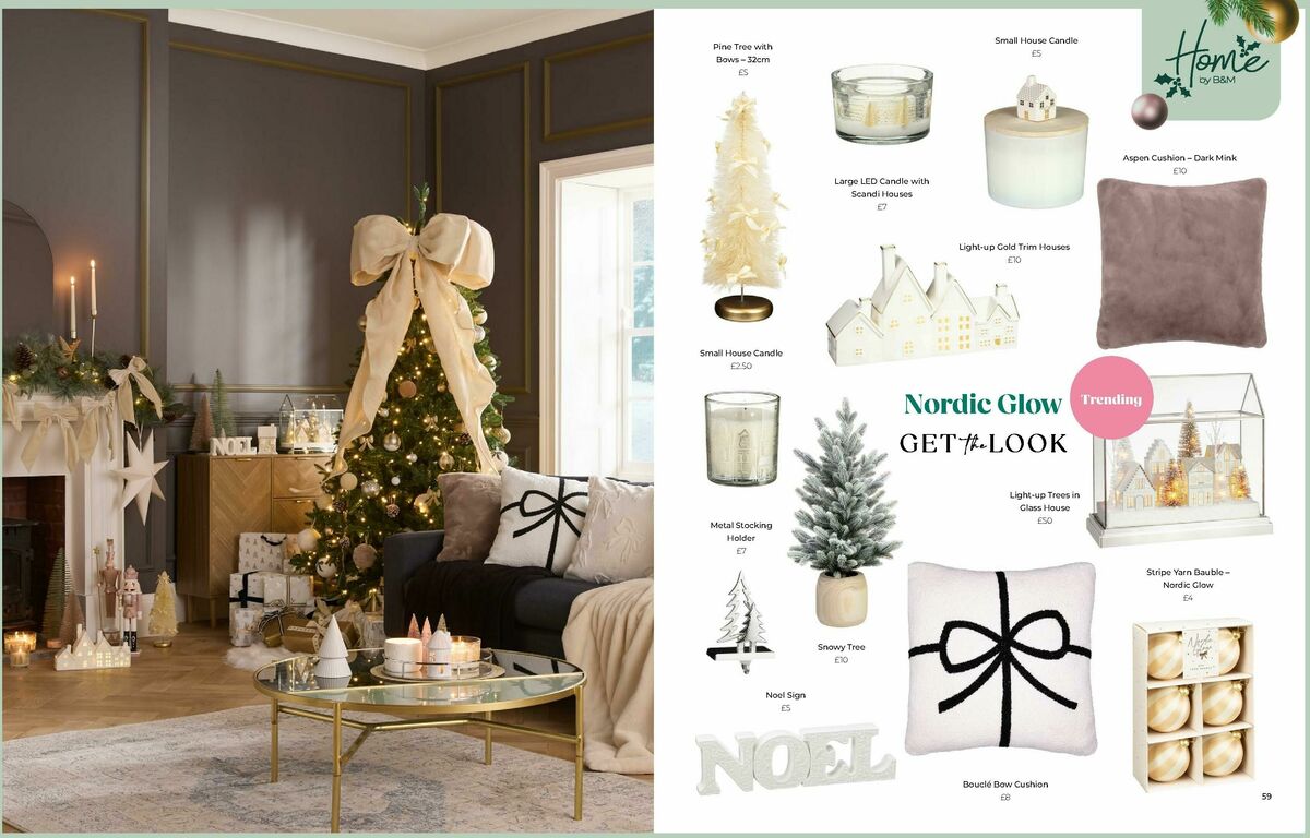 B&M Christmas Gift Guide Offers from 24 October