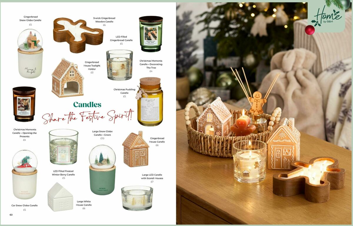 B&M Christmas Gift Guide Offers from 24 October