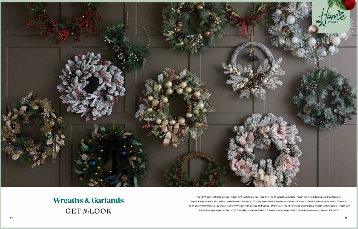 B&M Christmas Gift Guide Offers from 24 October