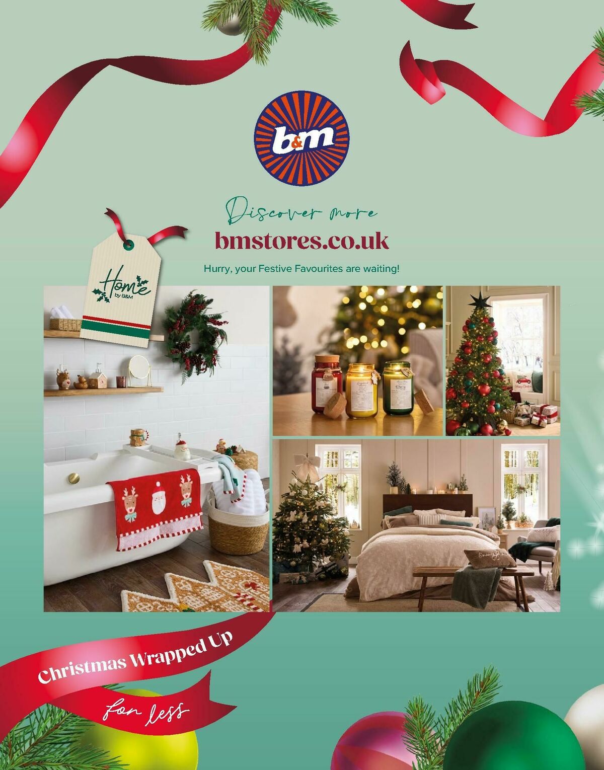 B&M Christmas Gift Guide Offers from 24 October
