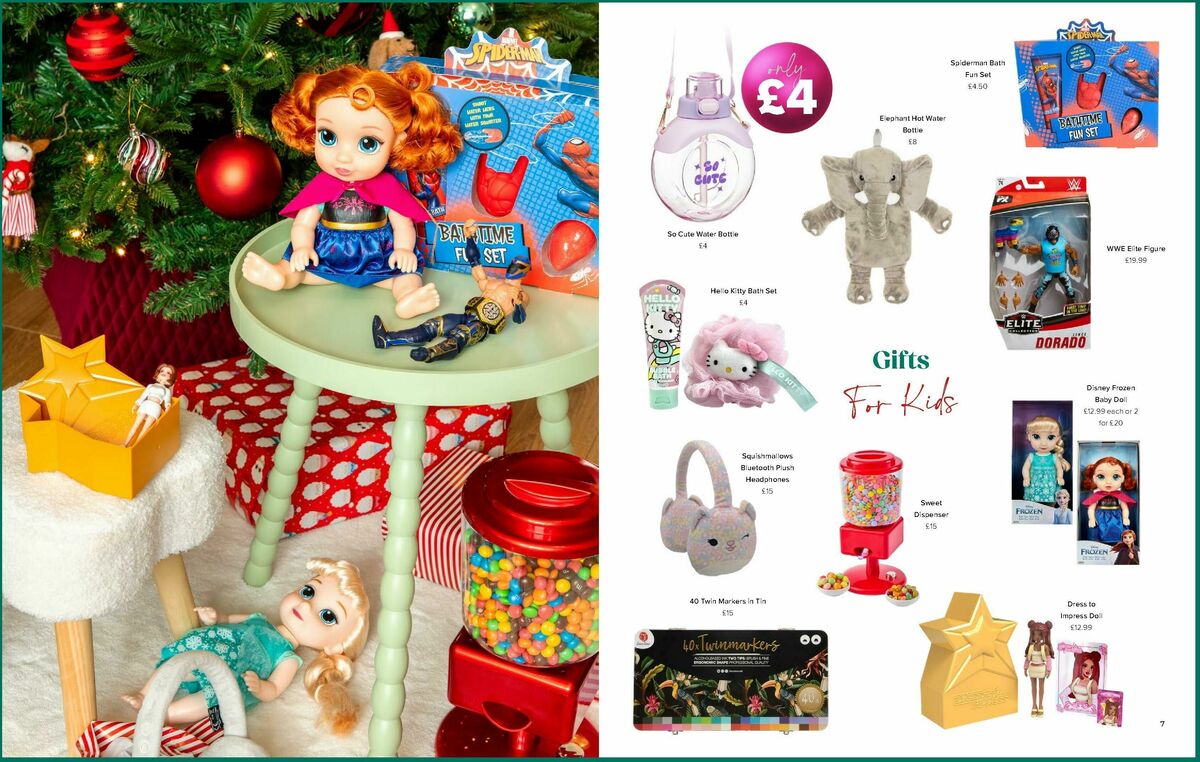 B&M Christmas Gift Guide Offers from 24 October