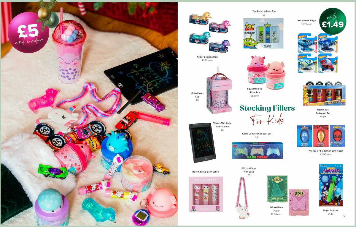 B&M Christmas Gift Guide Offers from 24 October