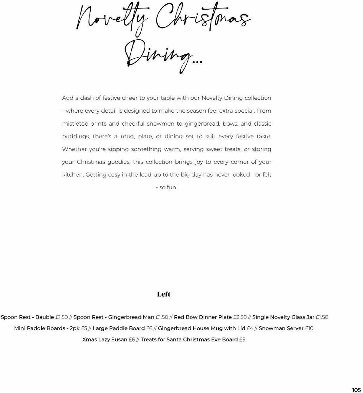 B&M Christmas Offers from 24 October