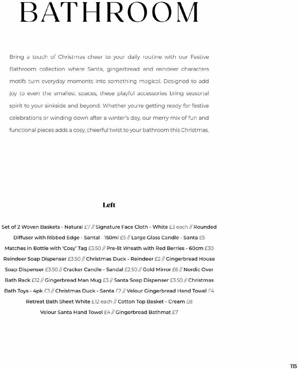 B&M Christmas Offers from 24 October