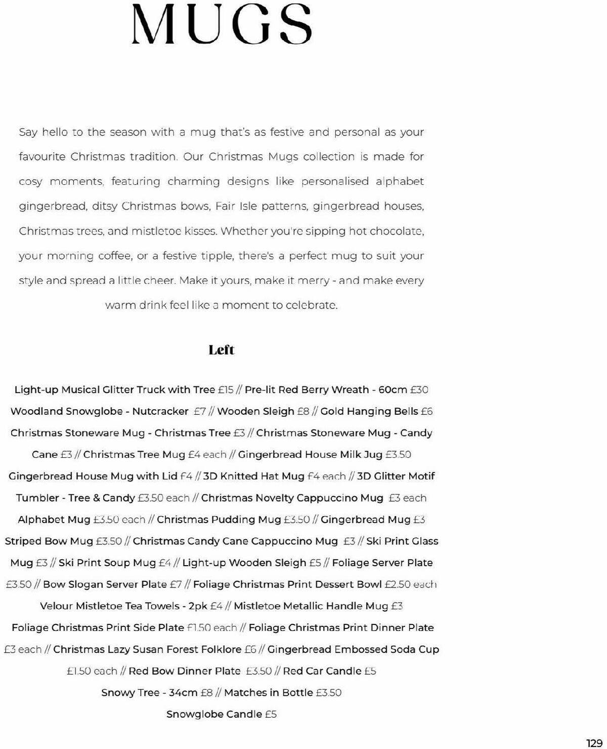 B&M Christmas Offers from 24 October