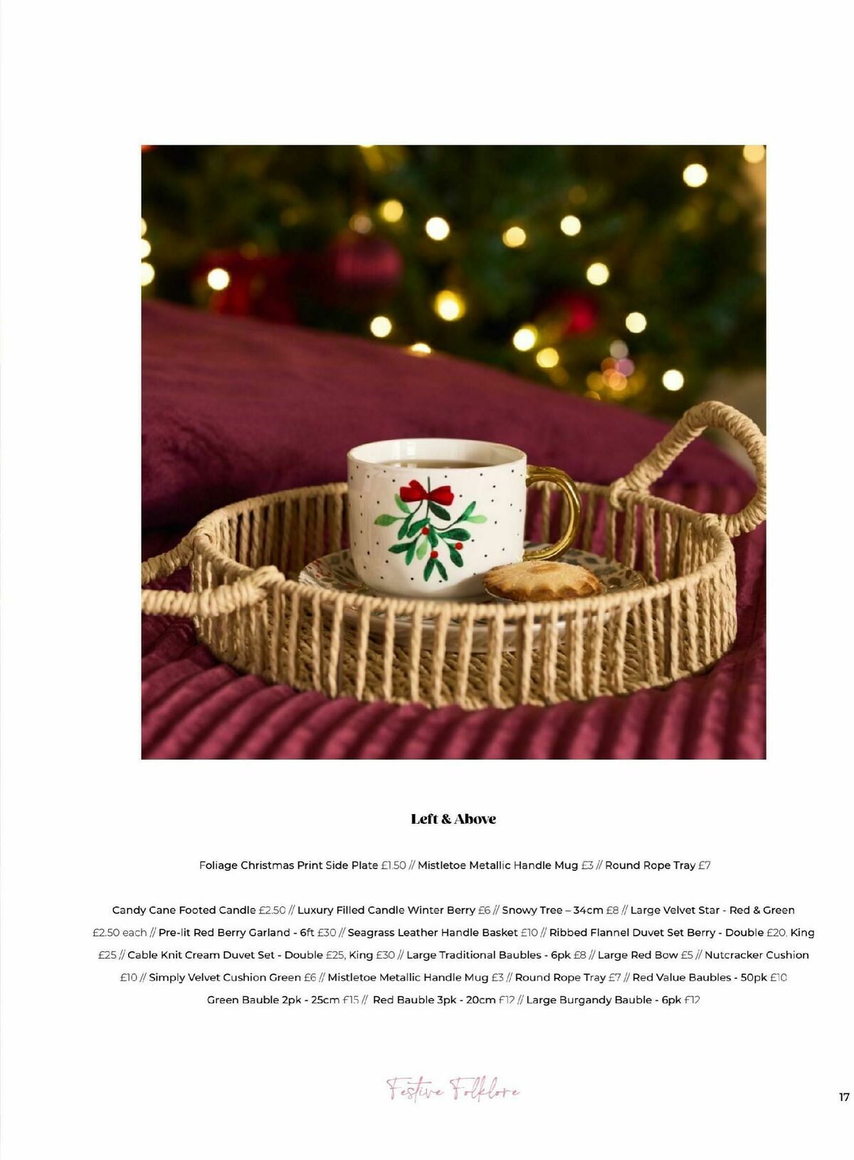 B&M Christmas Offers from 24 October