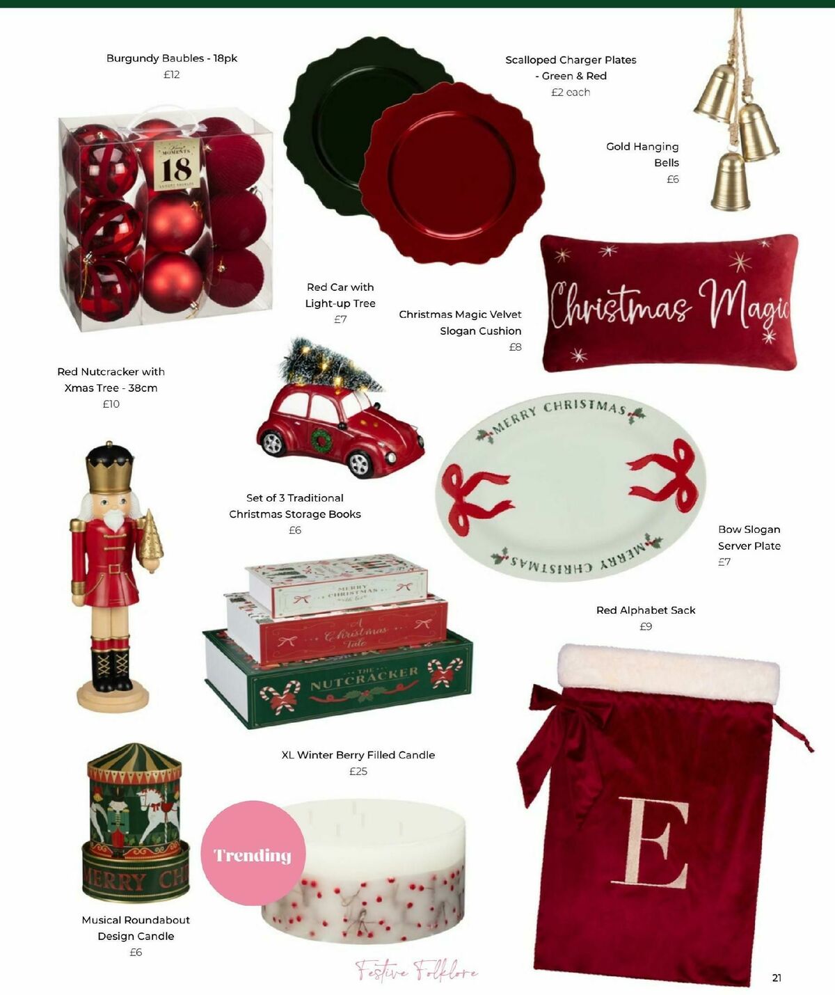 B&M Christmas Offers from 24 October