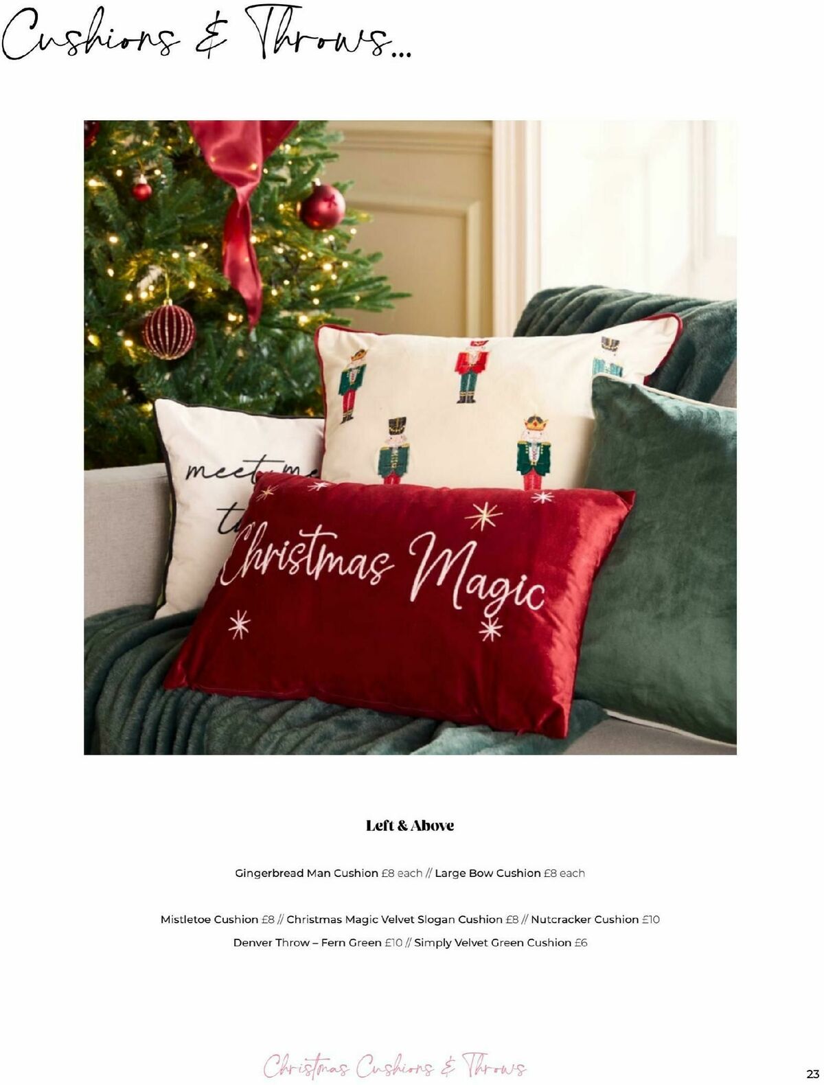 B&M Christmas Offers from 24 October