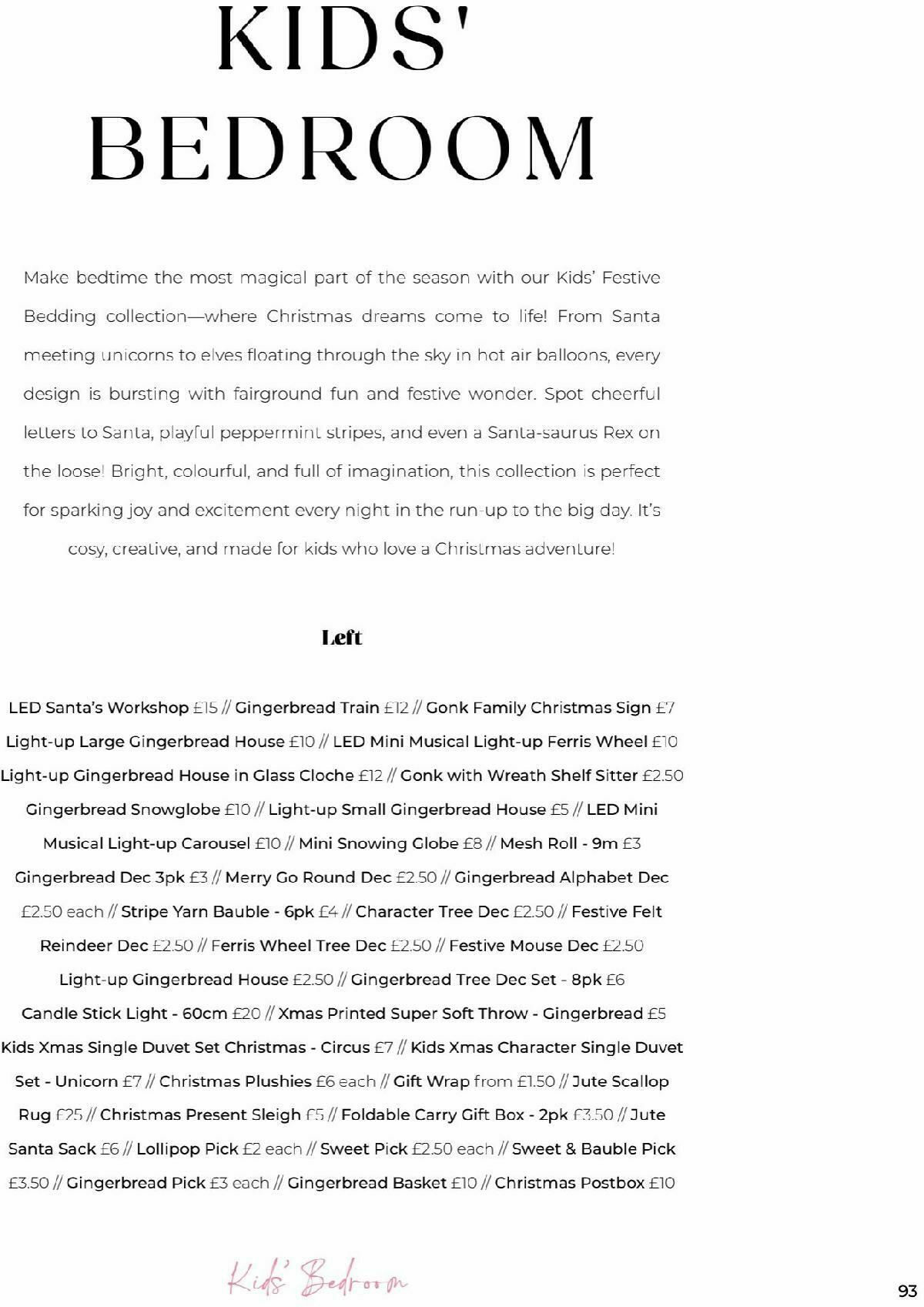 B&M Christmas Offers from 24 October