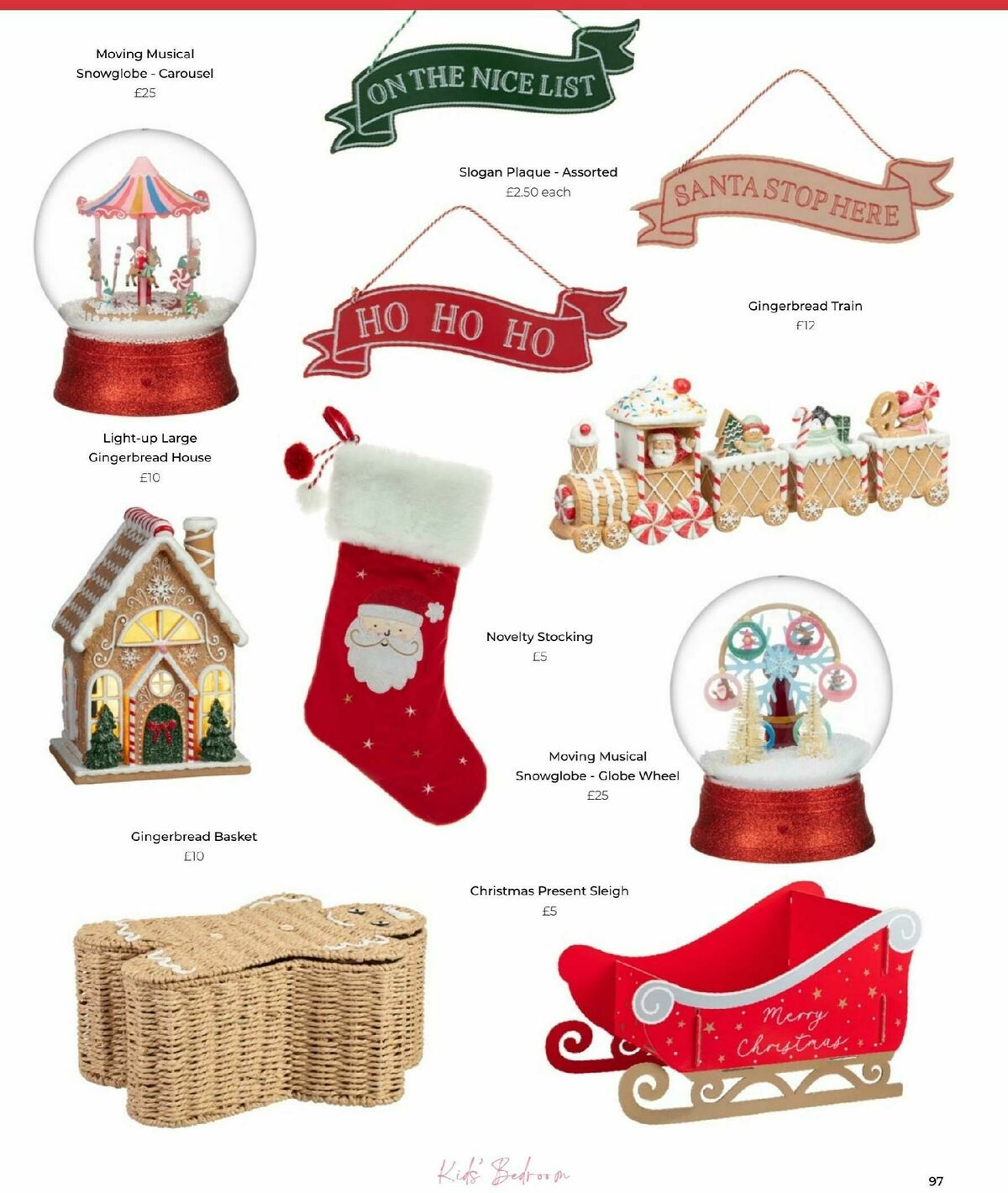 B&M Christmas Offers from 24 October