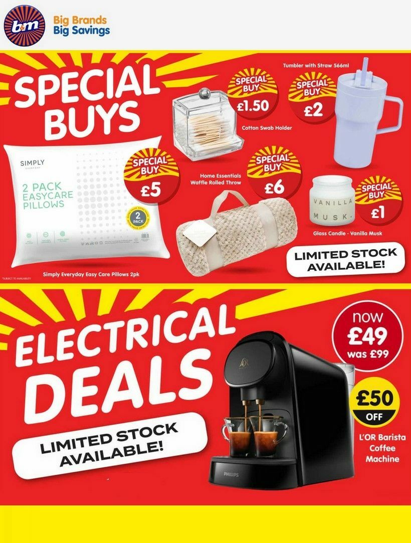 B&M Offers from 25 December