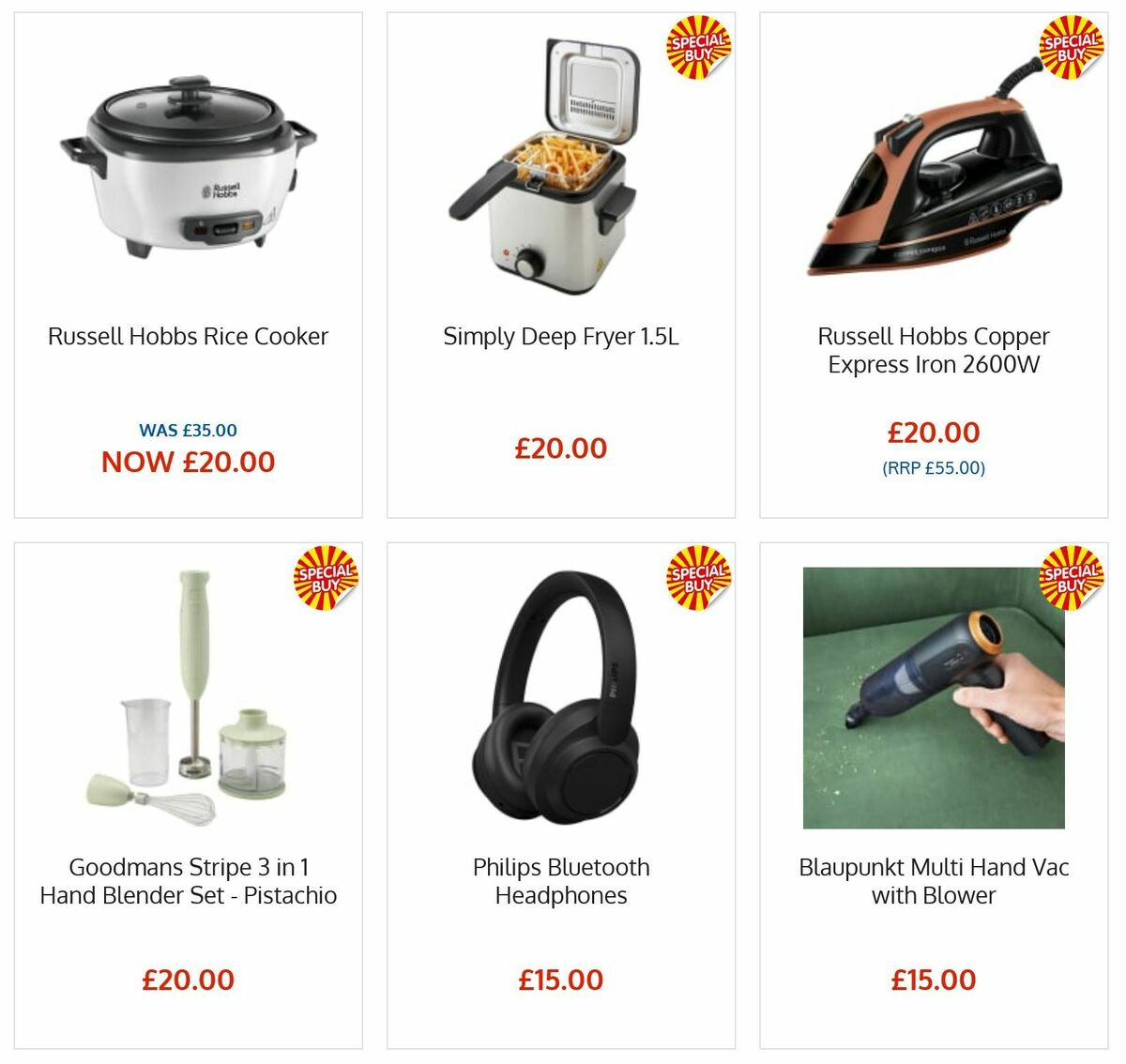 B&M Offers from 6 January