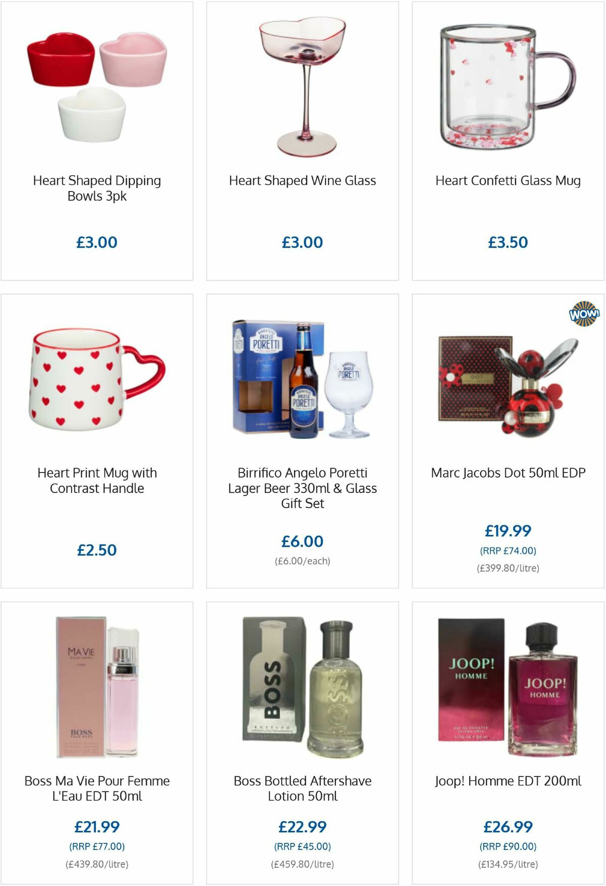 B&M Valentine's Day Offers from 27 January