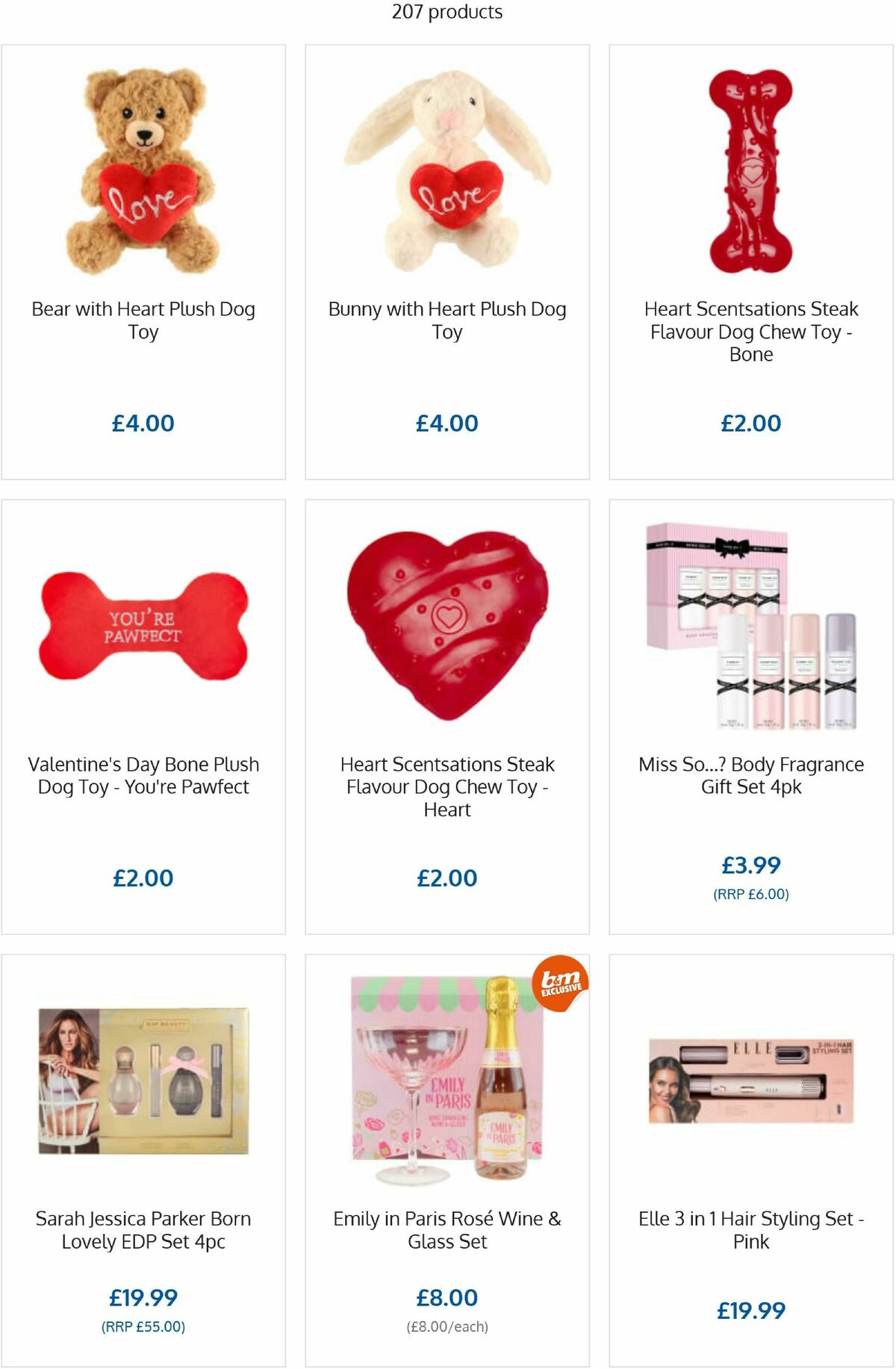 B&M Valentine's Day Offers from 27 January