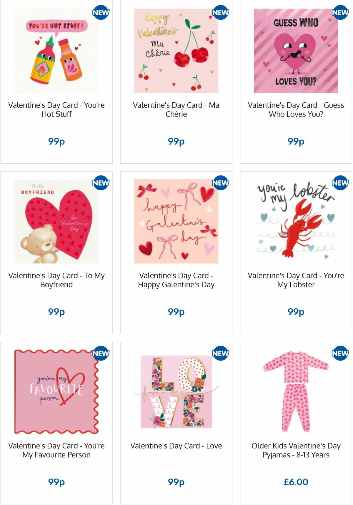 B&M Valentine's Day Offers from 27 January