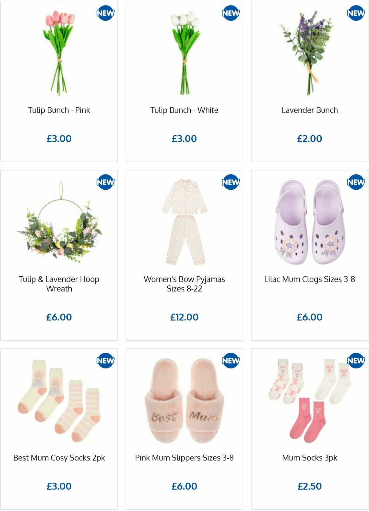 B&M Mother's Day Offers from 19 February