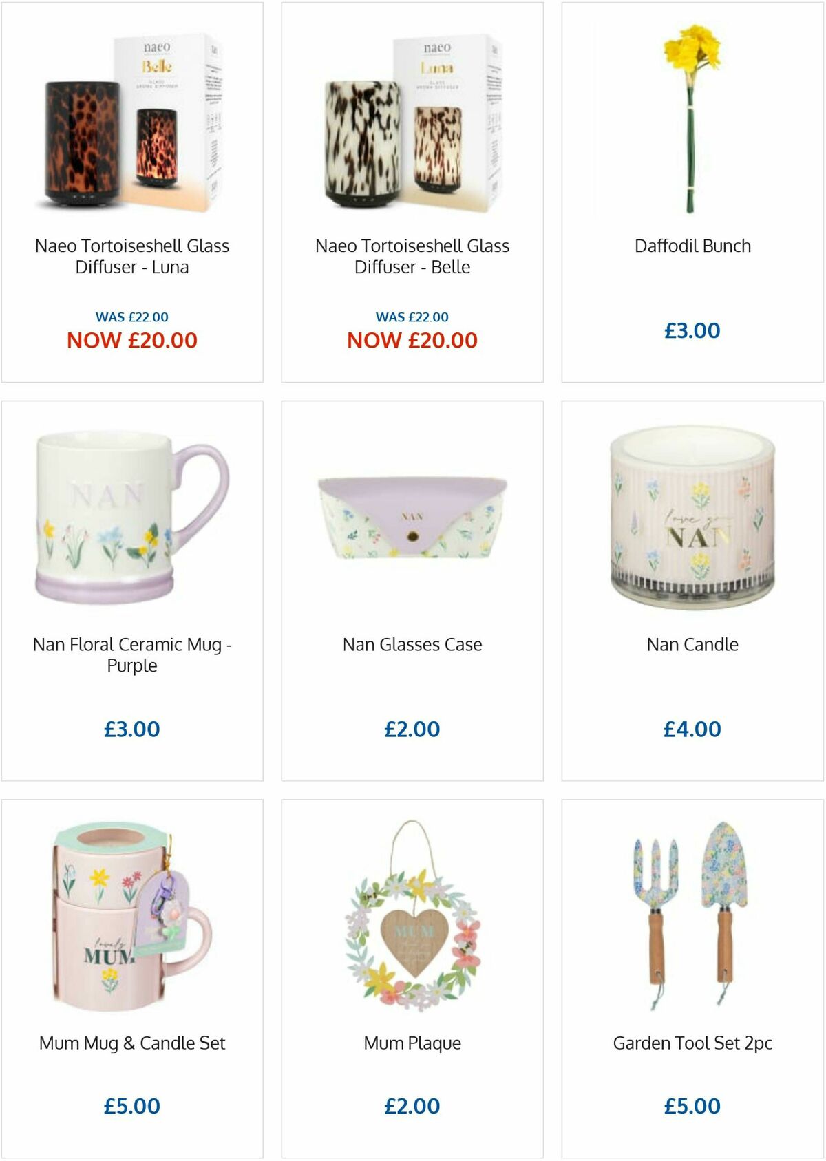 B&M Mother's Day Offers from 19 February