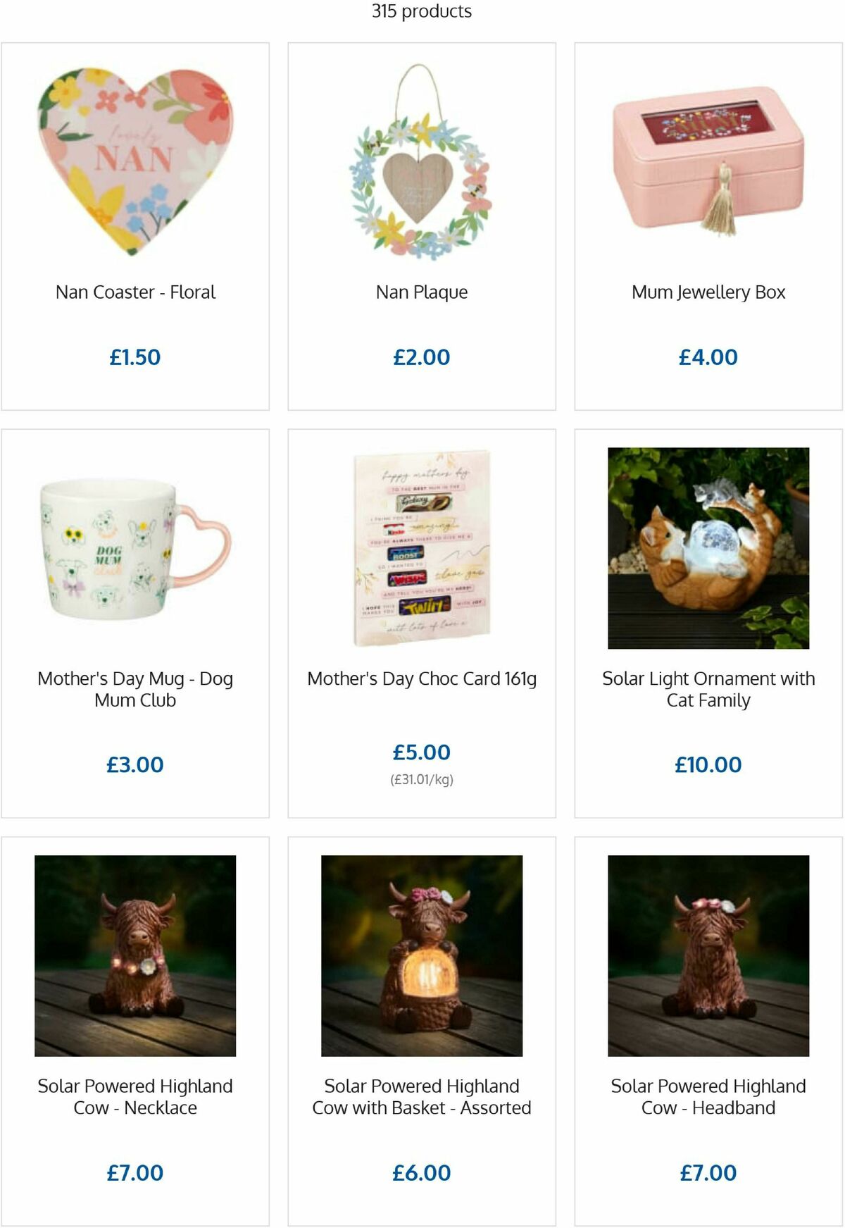 B&M Mother's Day Offers from 19 February