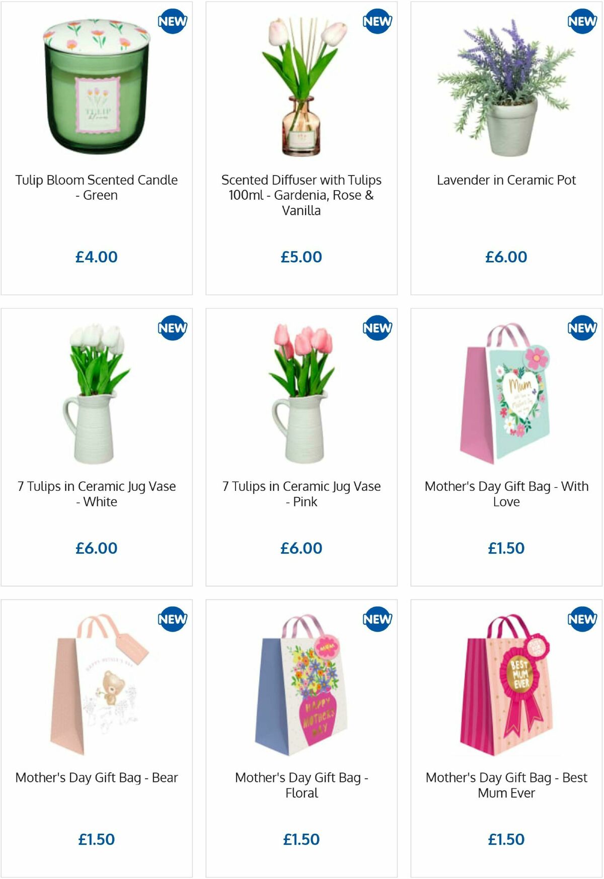 B&M Mother's Day Offers from 19 February