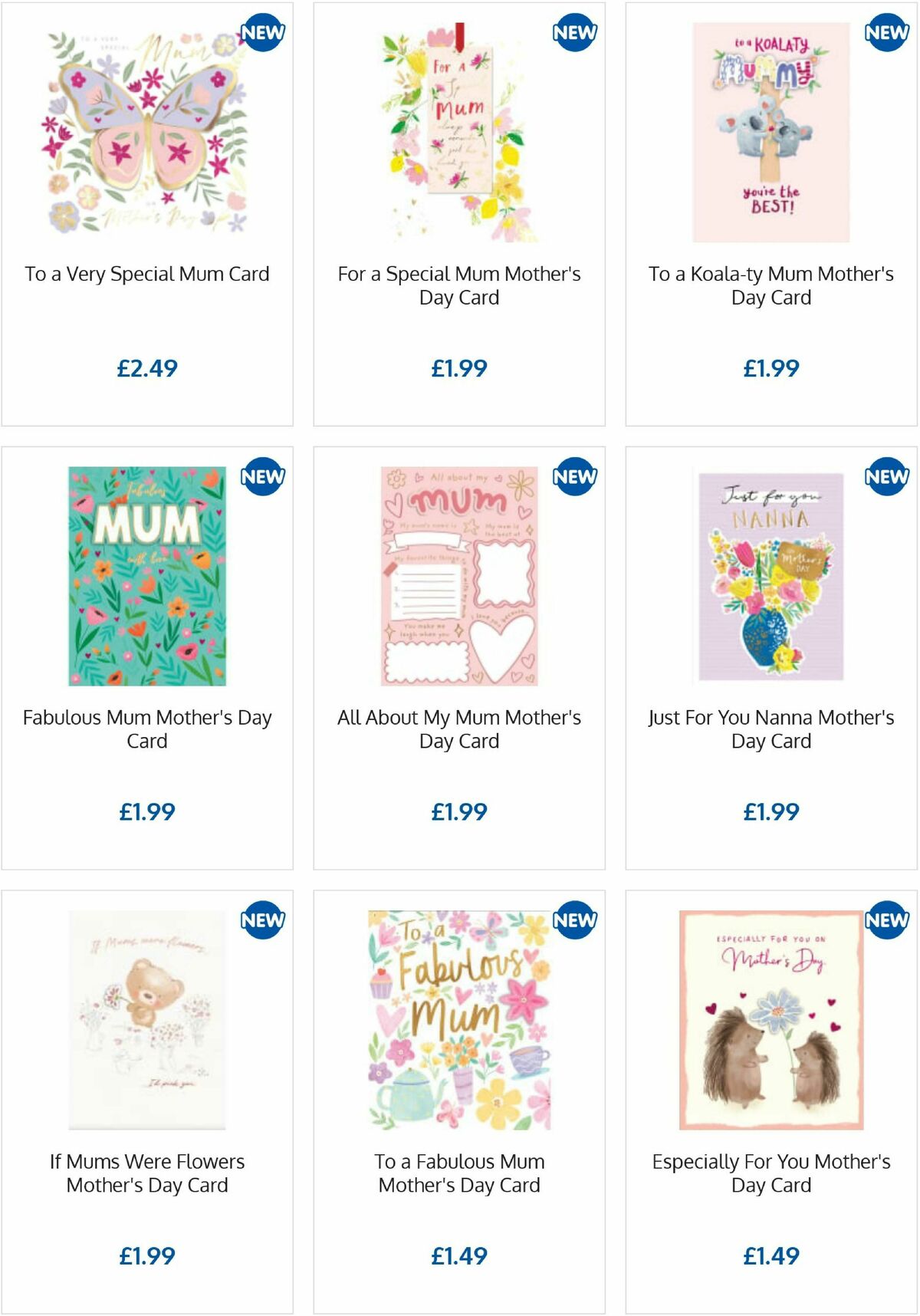B&M Mother's Day Offers from 19 February